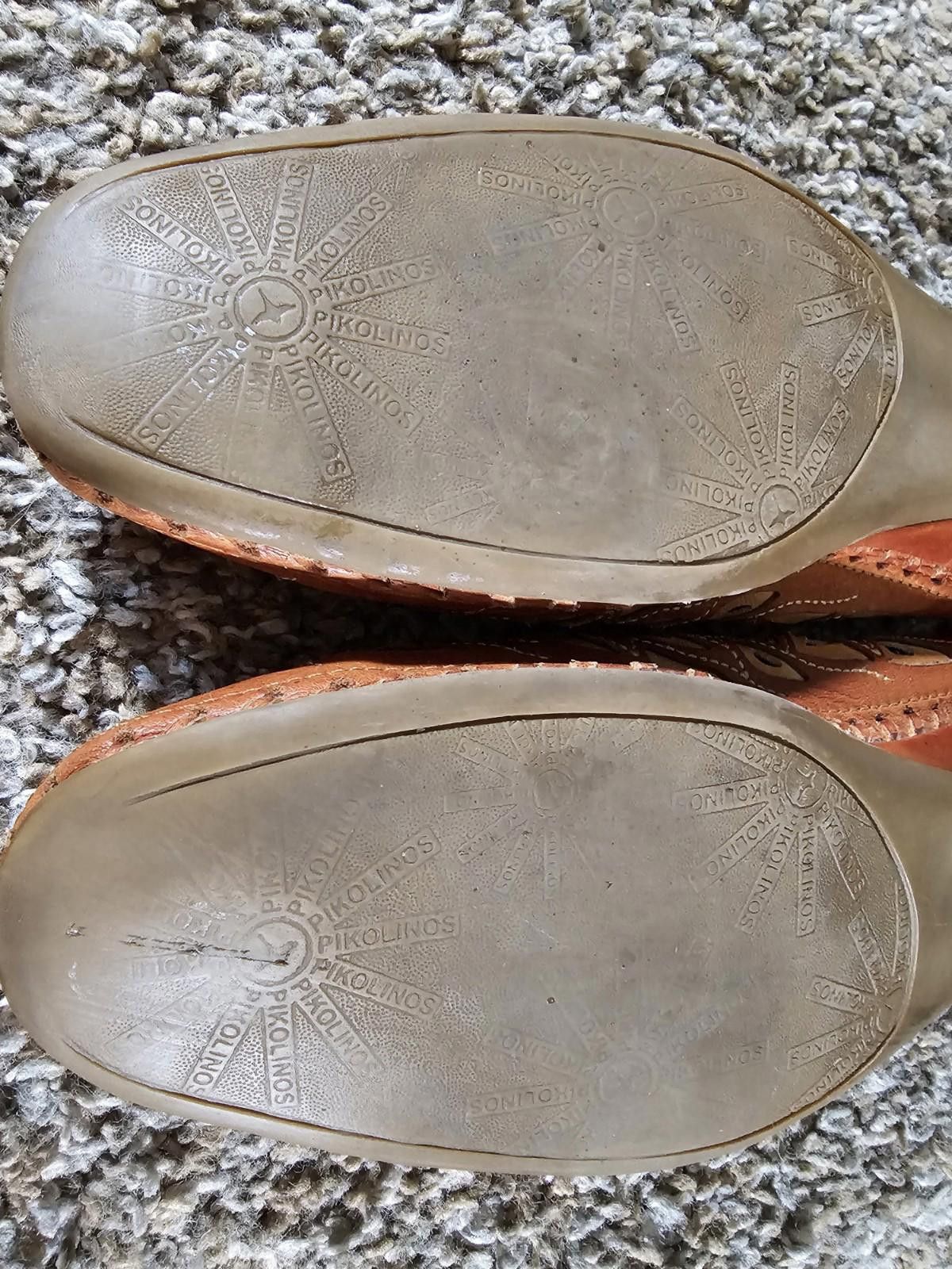 Designer pikolinos spanish design women's shoes 38 brown slip on Size US 7.5 / IT 37.5 - 3 Thumbnail