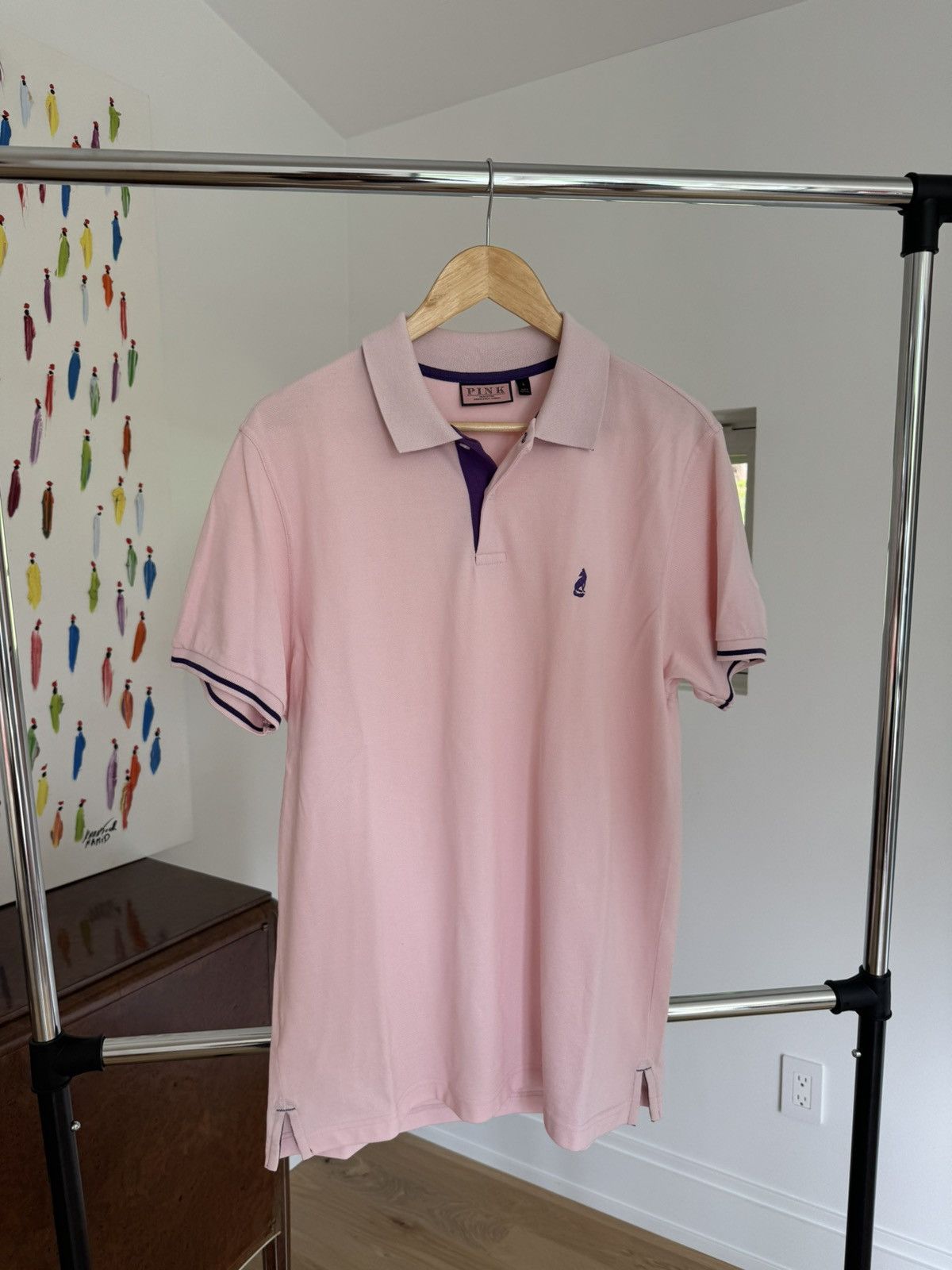 Thomas Pink Pink Polo with embroidered logo Size US L / EU 52-54 / 3 - 2 Thumbnail