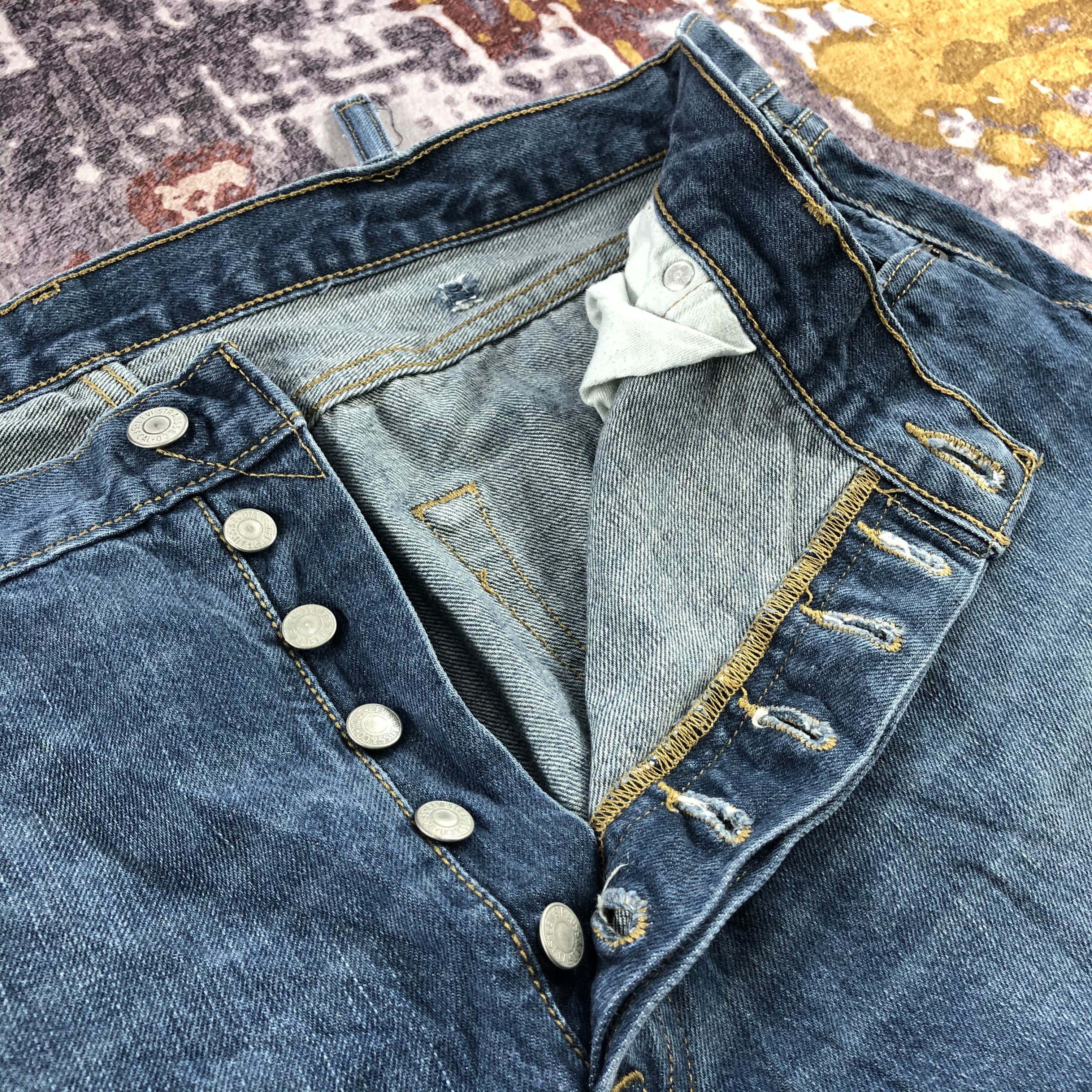 Levi's Vintage Blue Wash Levis 501 Jeans-JM3091 Size US 40 / EU 56 - 8 Thumbnail