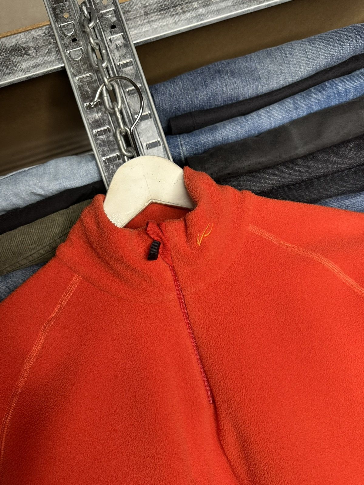 KJUS Kjus Systems Fleece Pullover Half Zip Orange Woman’s Size L Size L / US 10 / IT 46 - 3 Thumbnail
