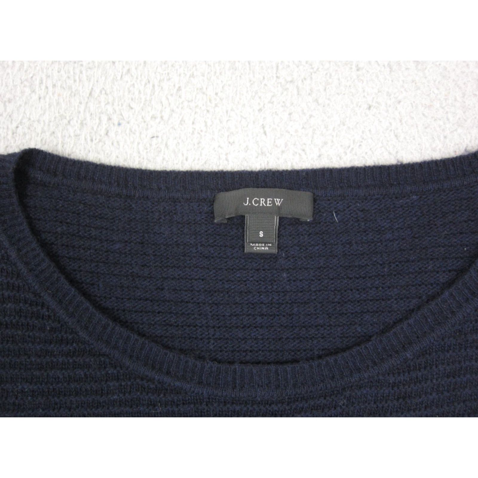 J.Crew J.CREW Sweater Women's Small Blue Wool Casual Soft Knit Pullover Crewneck Viscose Wool Knit Regular 80s 90s Women's Pullover Crew Neck Size S / US 4 / IT 40 - 2 Thumbnail