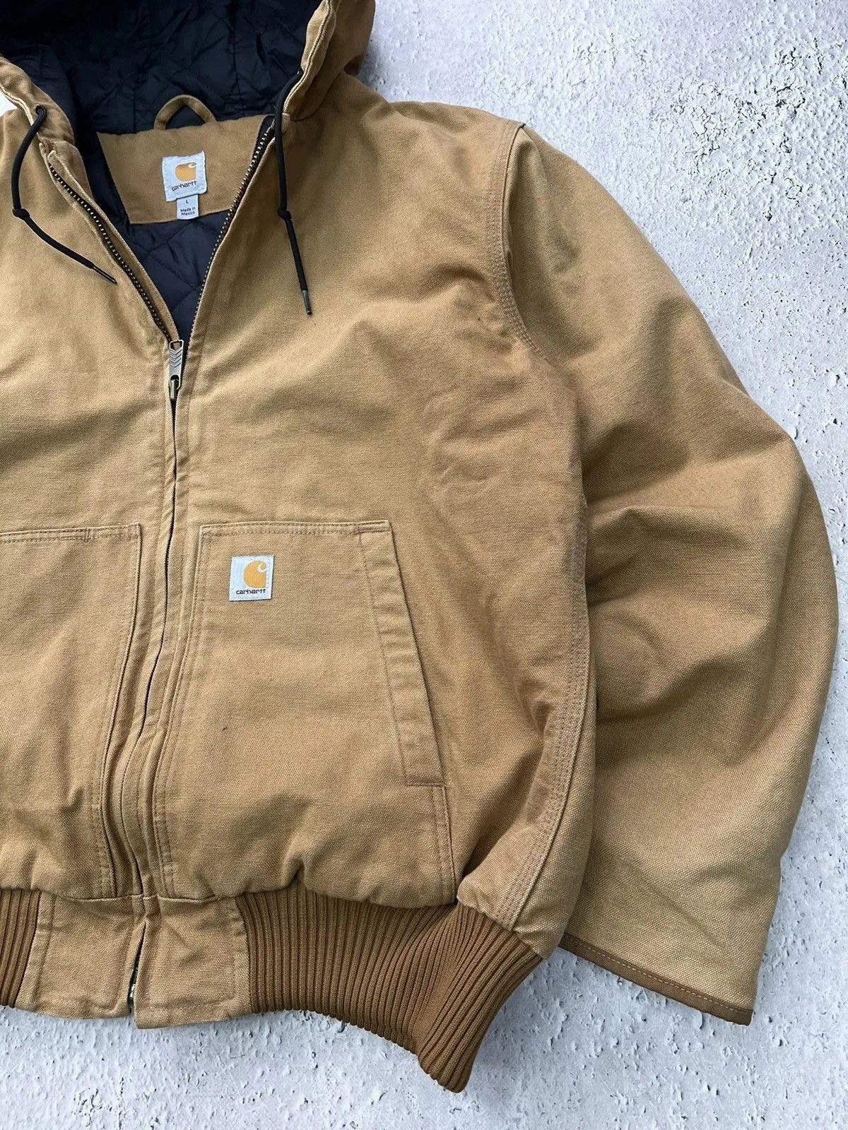Carhartt Brown active jacket carhartt corduroy hood Detroit bomber 90s Size US L / EU 52-54 / 3 - 4 Thumbnail