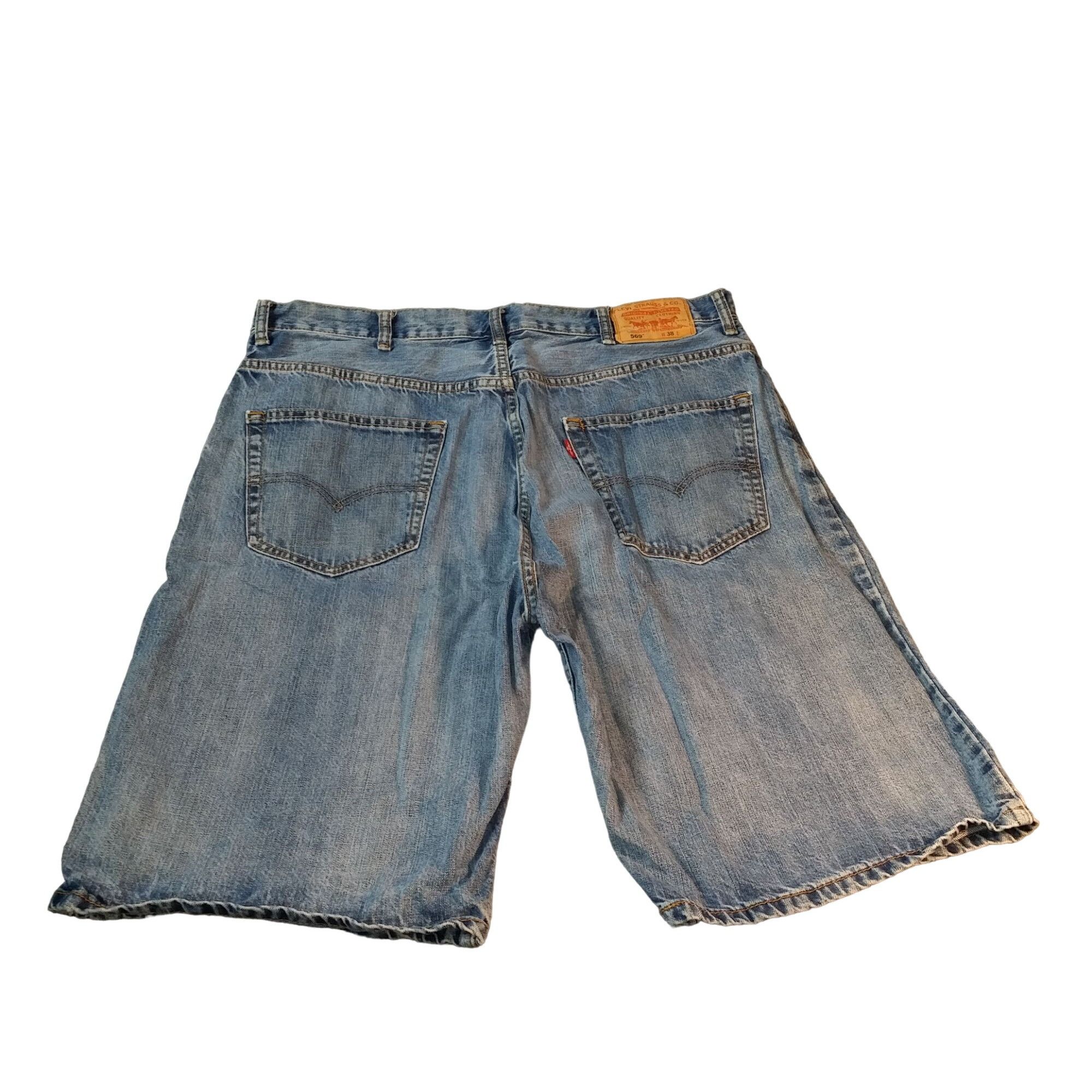 Levi's Levi's 569 Denim Shorts Men Sz 38 Blue Mid Length Summer Eve Size US 38 / EU 54 - 6 Thumbnail