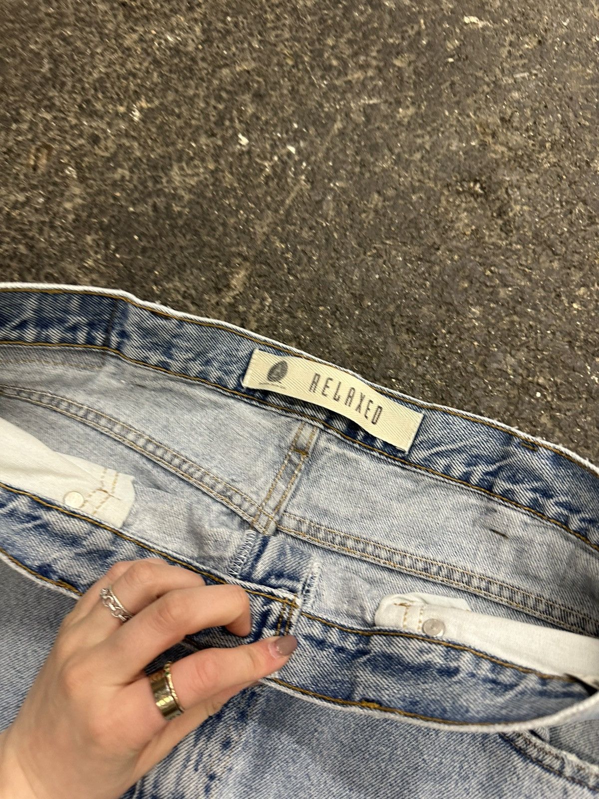 Arizona Jean Co. × Vintage Y2K Arizona baggy jorts Size US 36 / EU 52 - 4 Thumbnail