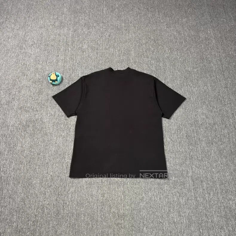 Balenciaga Balenciaga Reflective strip slogan logo black short-sleeve Size US M / EU 48-50 / 2 - 2 Thumbnail