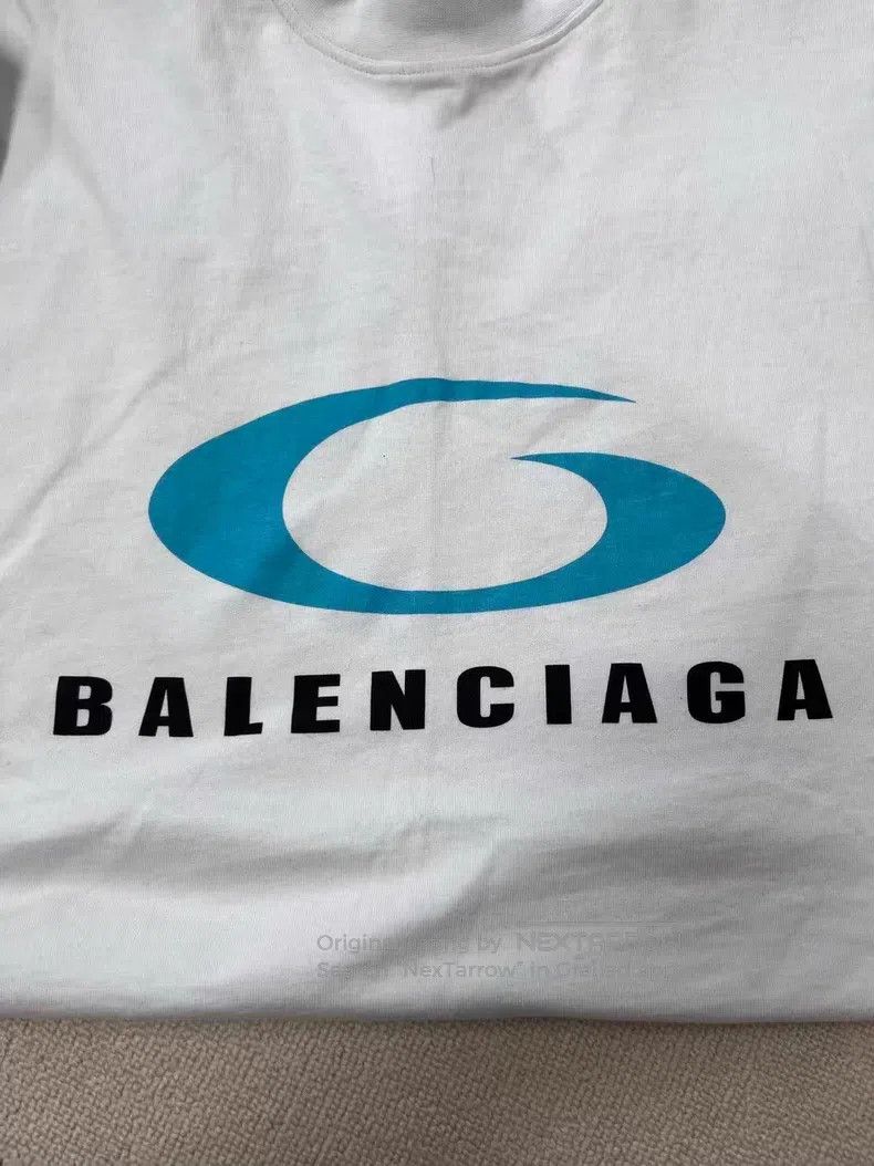 Balenciaga Balenciaga Letter logo pattern print round neck short slee Size US S / EU 44-46 / 1 - 3 Thumbnail