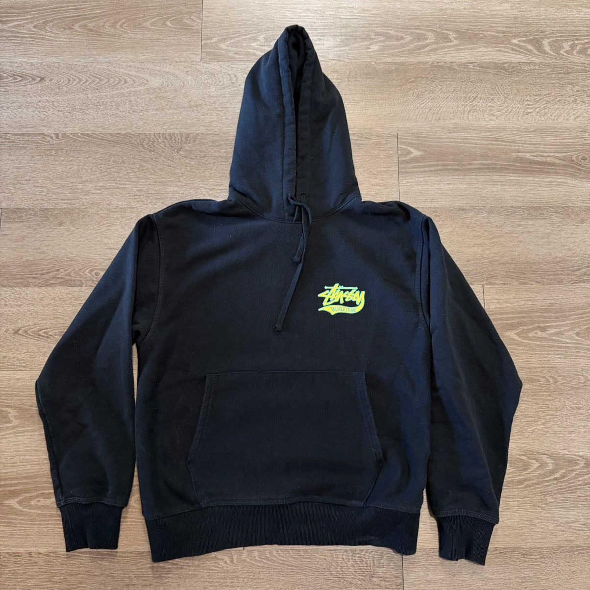 Stussy Stussy World Tribe Black Pullover Men’s S Size US S / EU 44-46 / 1 - 1 Thumbnail