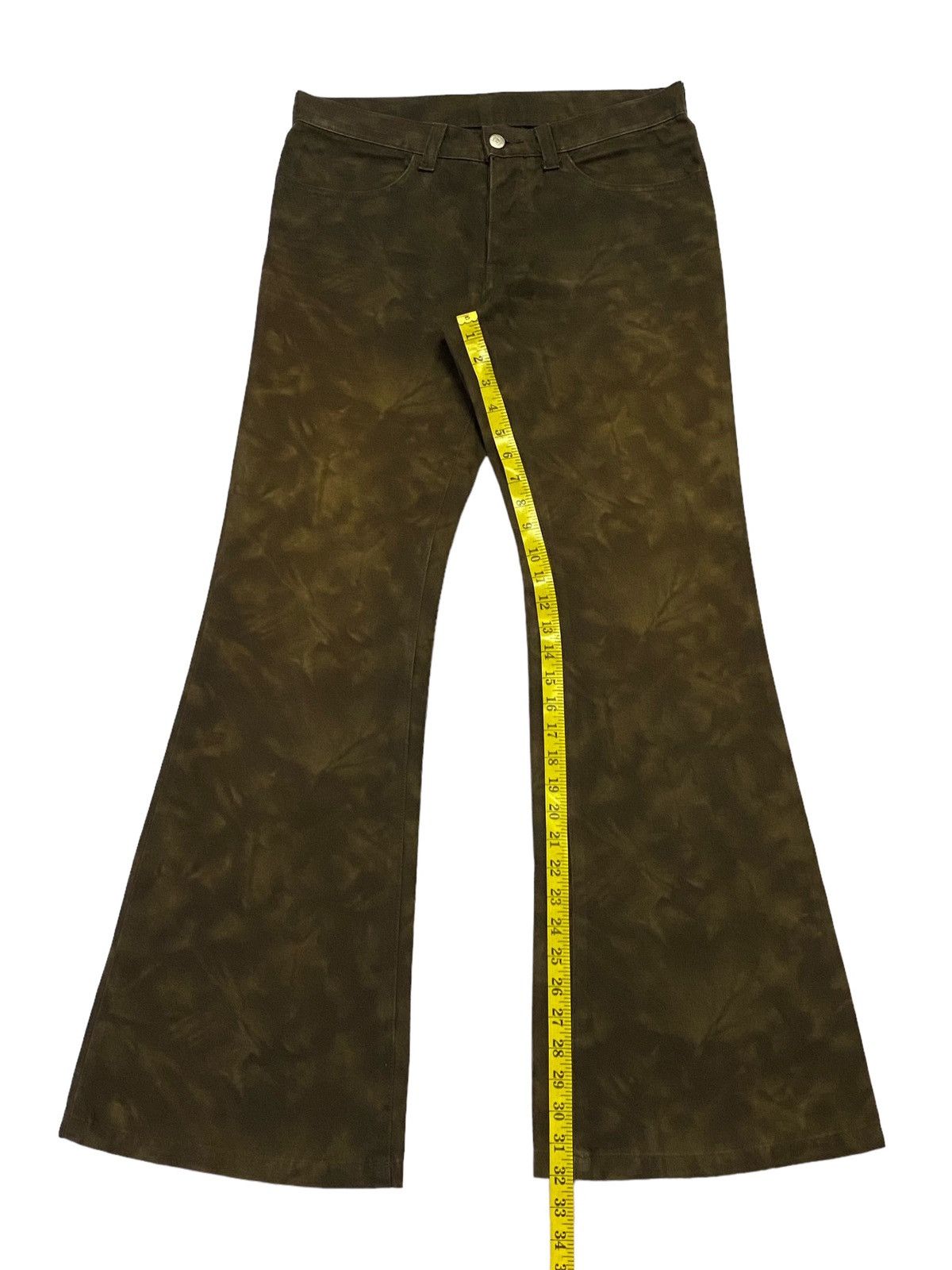 Tornado Mart Rare‼️Vintage Tornado Mart flare Brown Pants Size US 31 - 7 Thumbnail