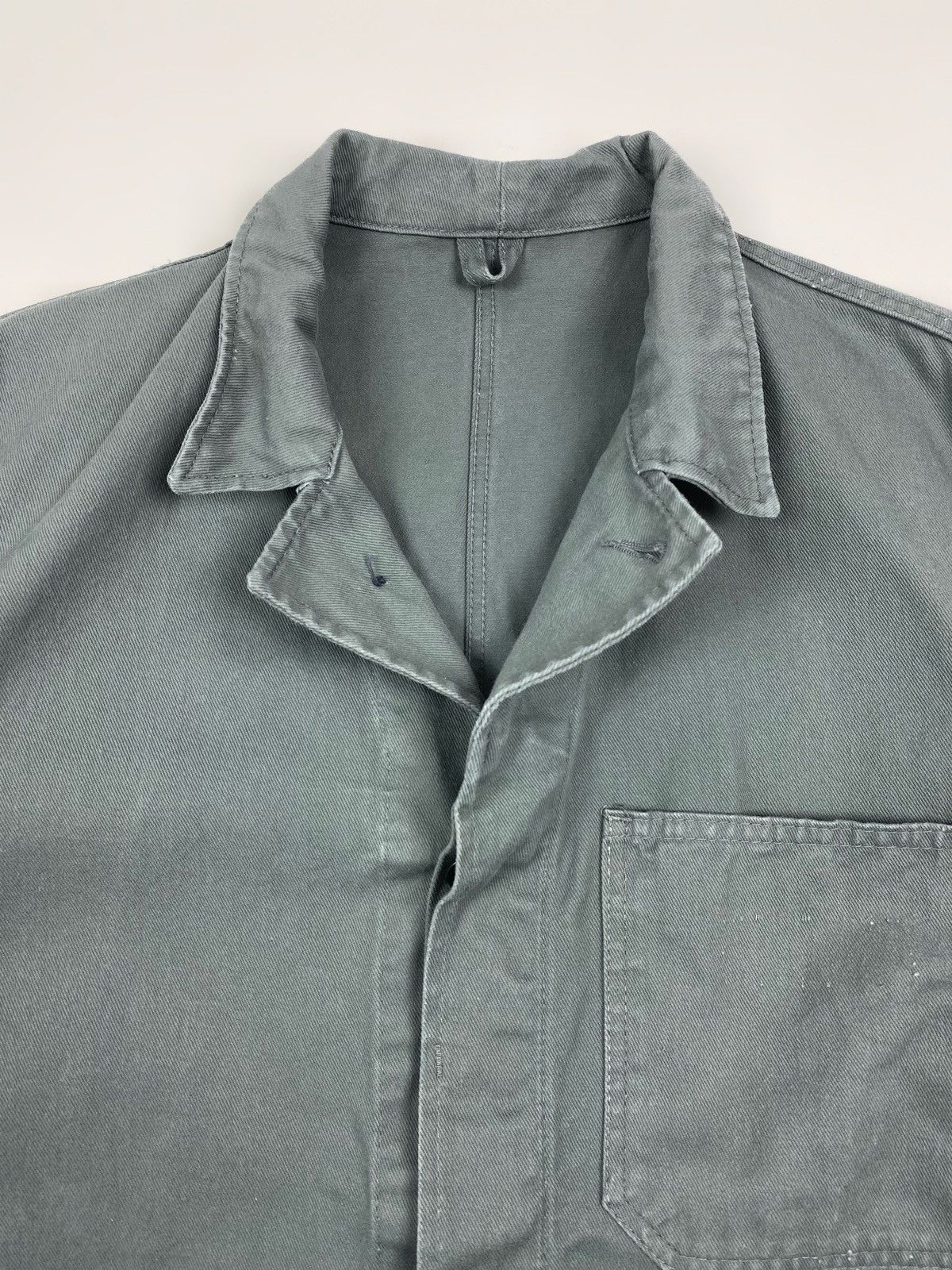 Vintage 70s 80s Vintage German Sanfor Cotton Chore Work Jacket Size US M / EU 48-50 / 2 - 2 Thumbnail