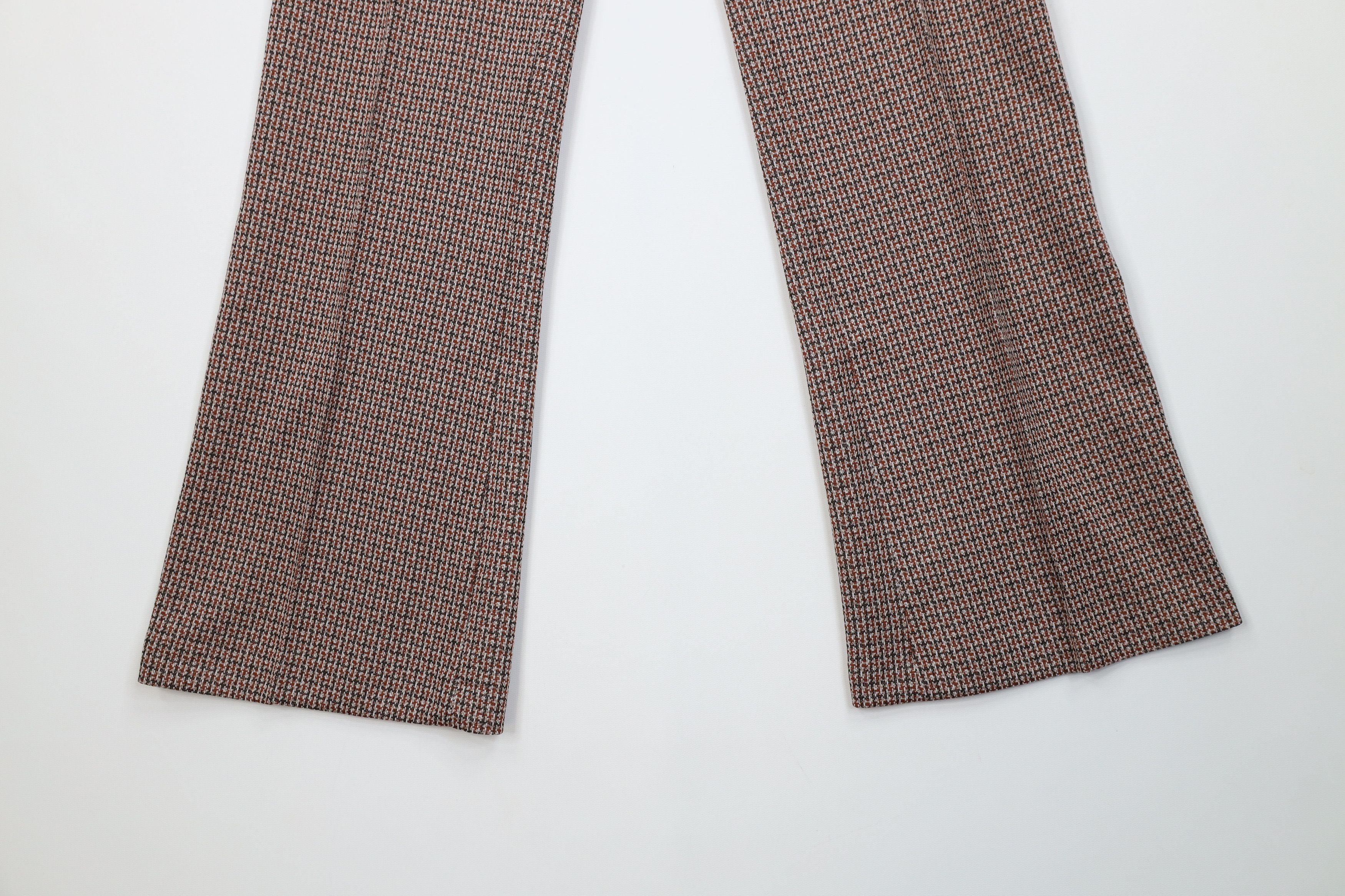 Vintage Deadstock Vintage 70s Streetwear Knit Wide Leg Pants USA Size US 30 / EU 46 - 4 Thumbnail