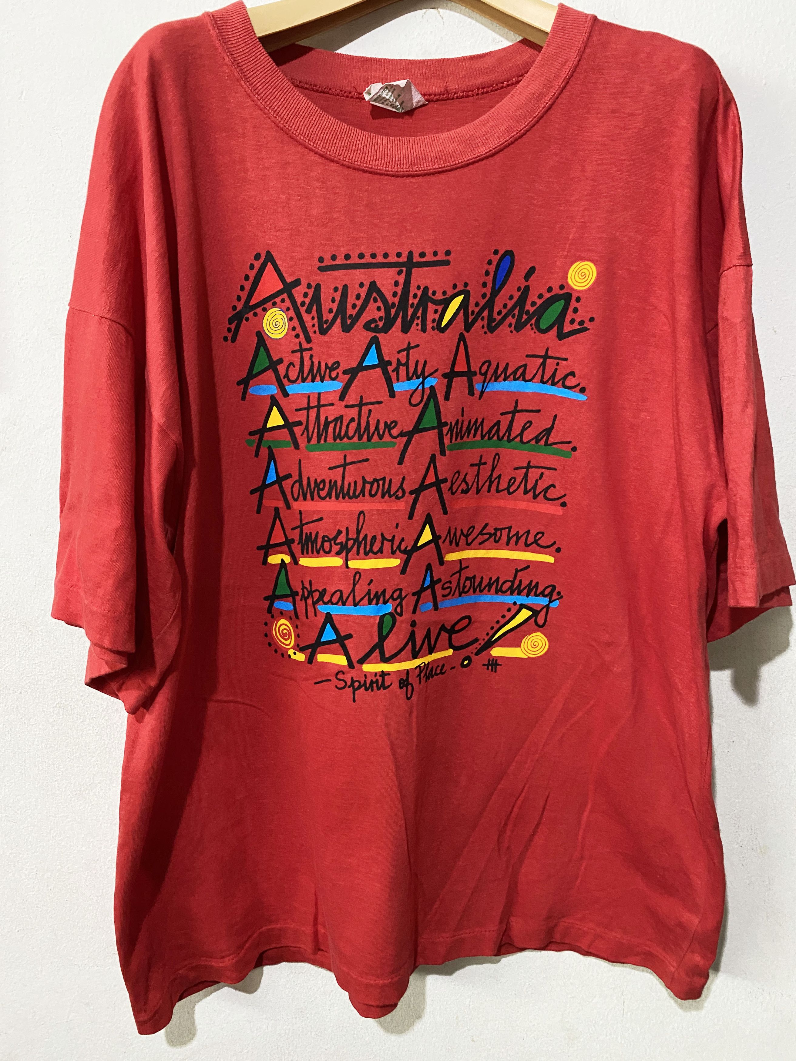 Vintage Vintage 90s Australia Shirt Size US XXL / EU 58 / 5 - 1 Thumbnail