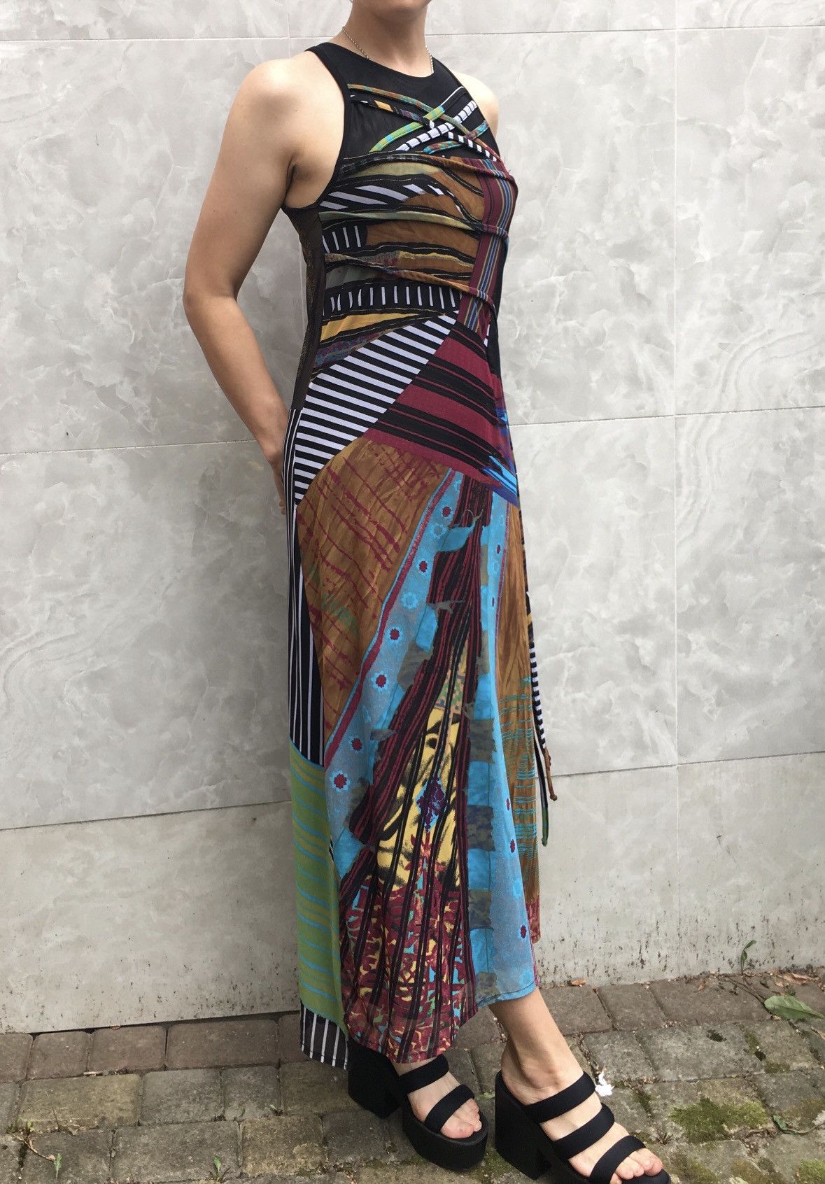 Designer Save The Queen Italy Designer Maxi Dress Size S Size S / US 4 / IT 40 - 2 Thumbnail