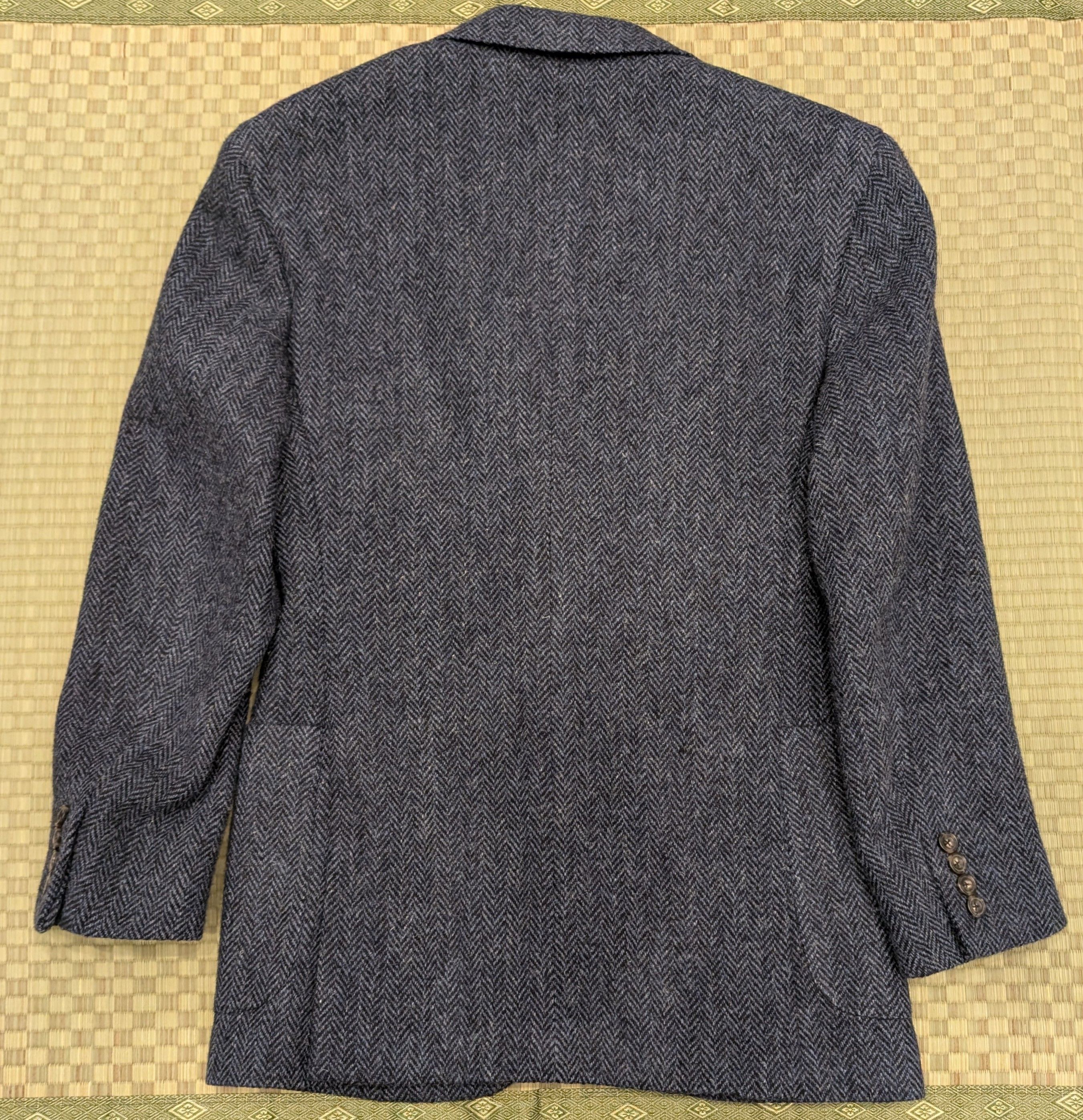 Harris Tweed Thomas Wages Harris Tweed Herringbone Sport Coat Made in USA Size 38R - 2 Thumbnail