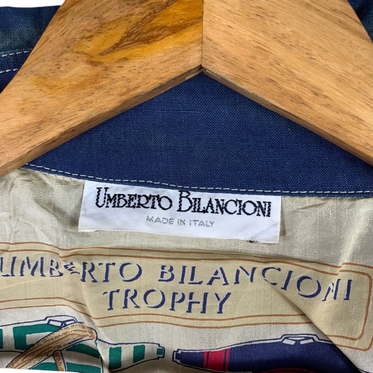 Vintage Vintage UMBERTO BILANCIONI Italian Brand SacmaBomberJacket Size US XL / EU 56 / 4 - 5 Thumbnail