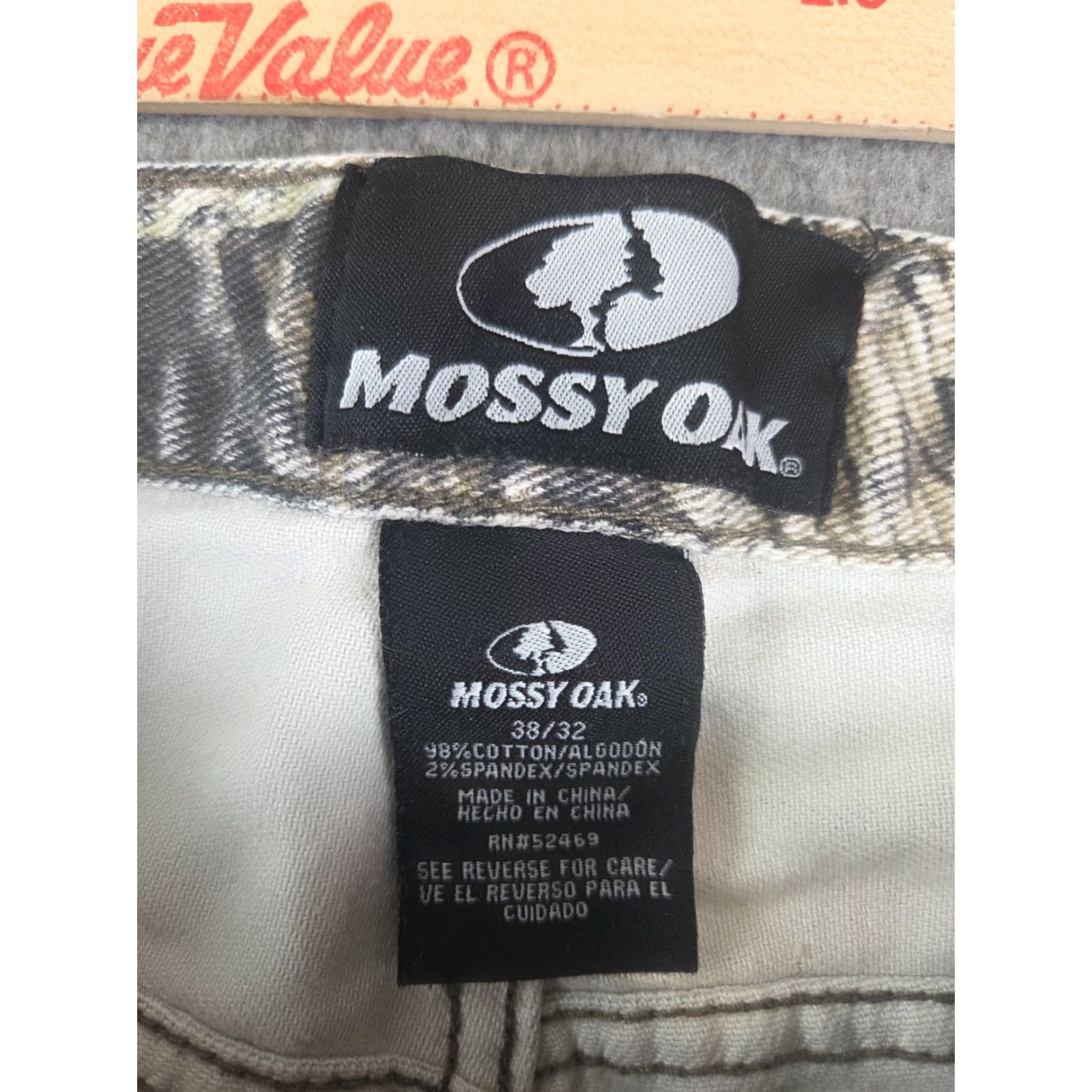 Vintage Mossy Oak Jeans Men 36 Denim Camouflage Movement USA Cargo Pocket Straight 27 Inseam Regular Size 36x27 Size US 36 / EU 52 - 3 Thumbnail