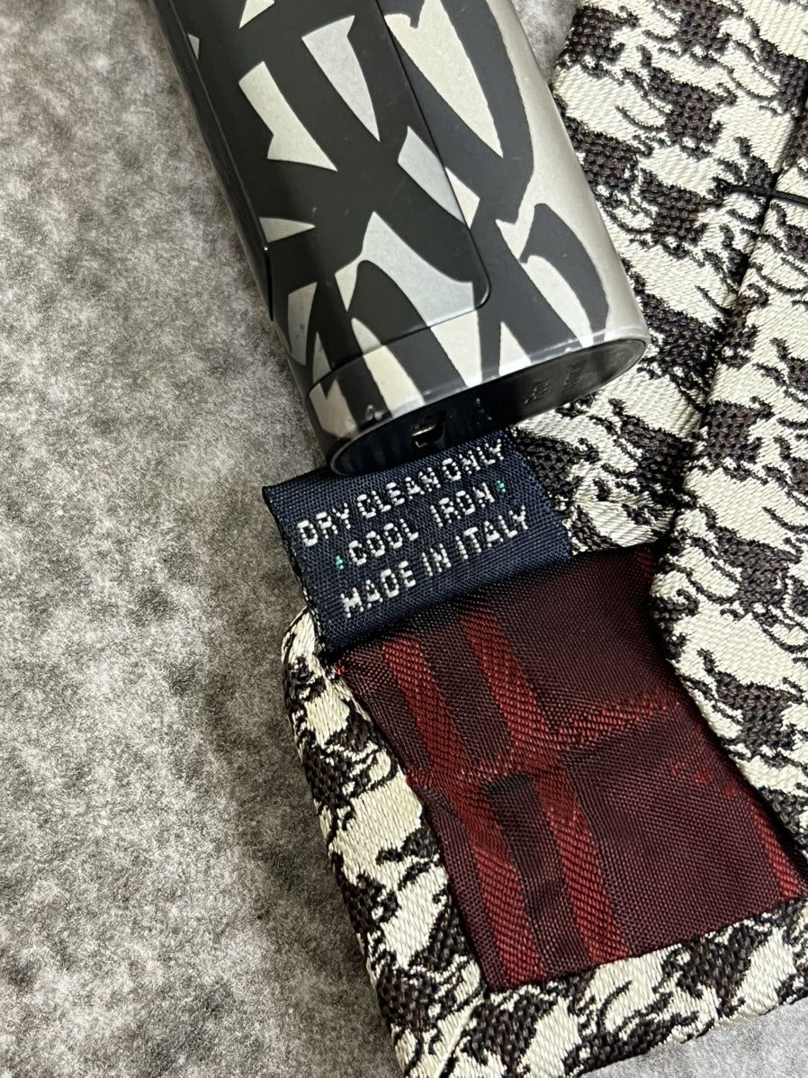Burberry Burberry Monogram Silk Tie Size ONE SIZE - 7 Thumbnail