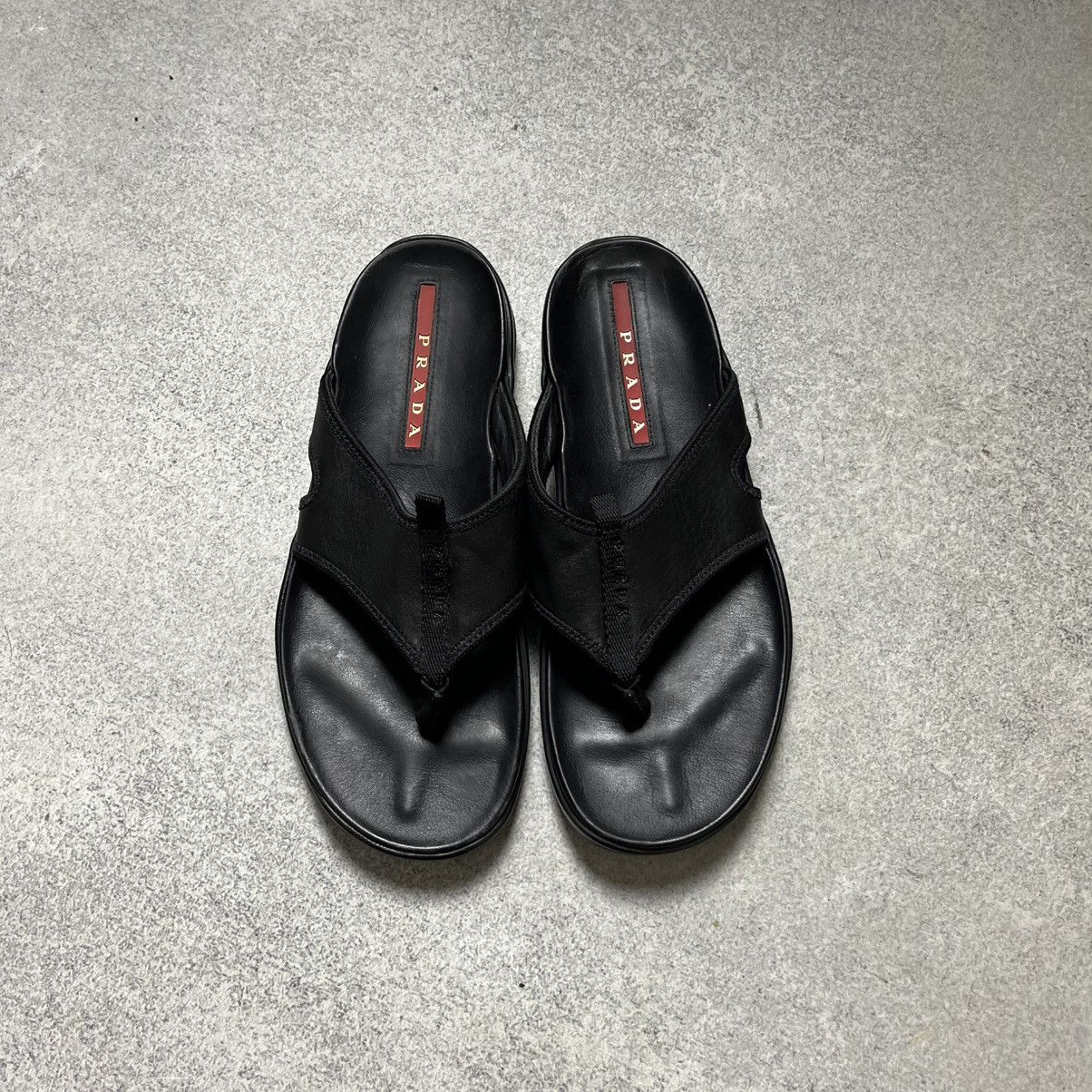 Prada Prada Slides Black Size US 6 / EU 39 - 4 Thumbnail