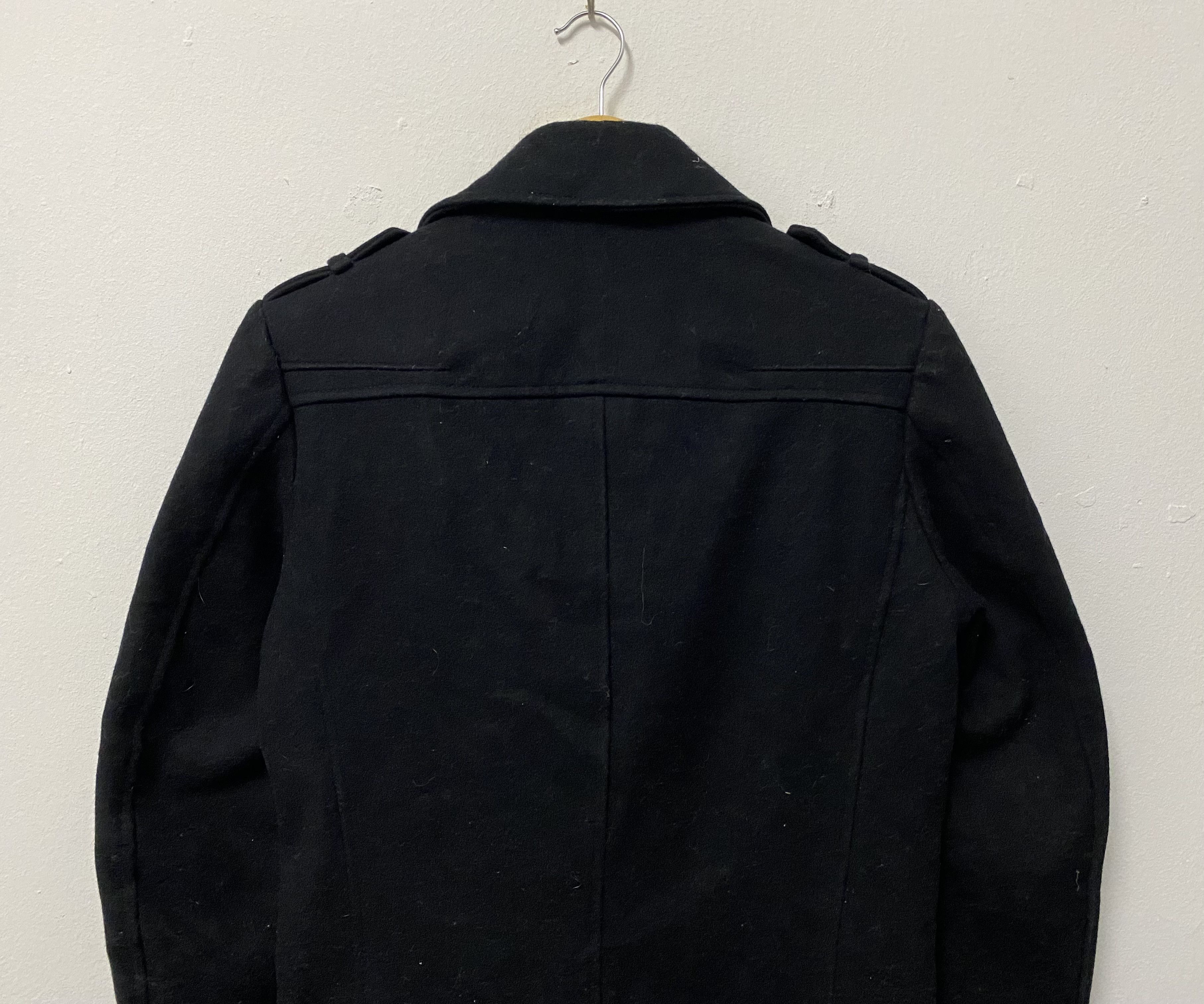 GOSTAR DE FUGA VTG Gostar De Fuga Double Breasted Wool Jacket Black Size US S / EU 44-46 / 1 - 13 Thumbnail