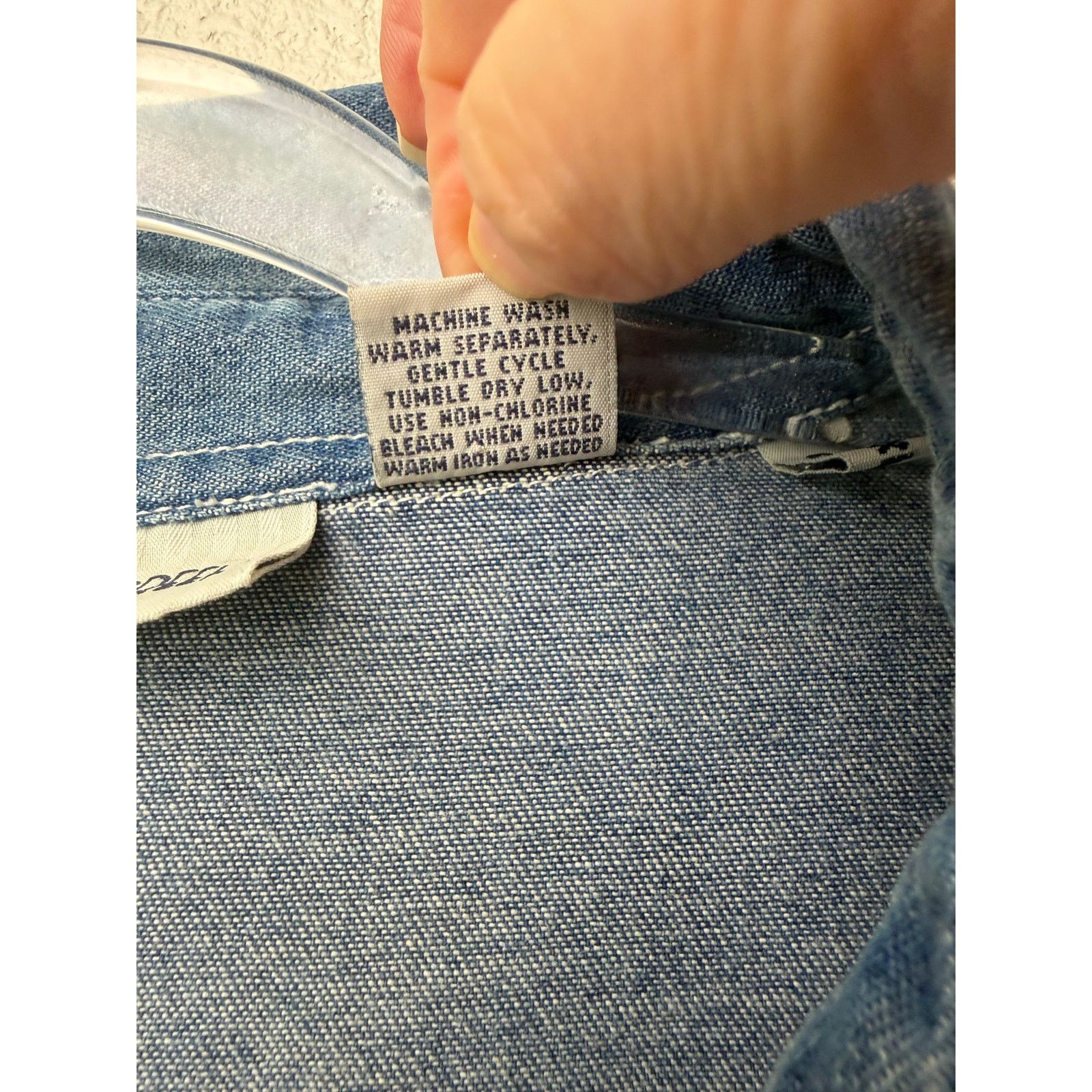 Cabin Creek Cabin Creek Vintage Denim Embroidered Teddy Bear Shirt PL Size L / US 10 / IT 46 - 10 Thumbnail