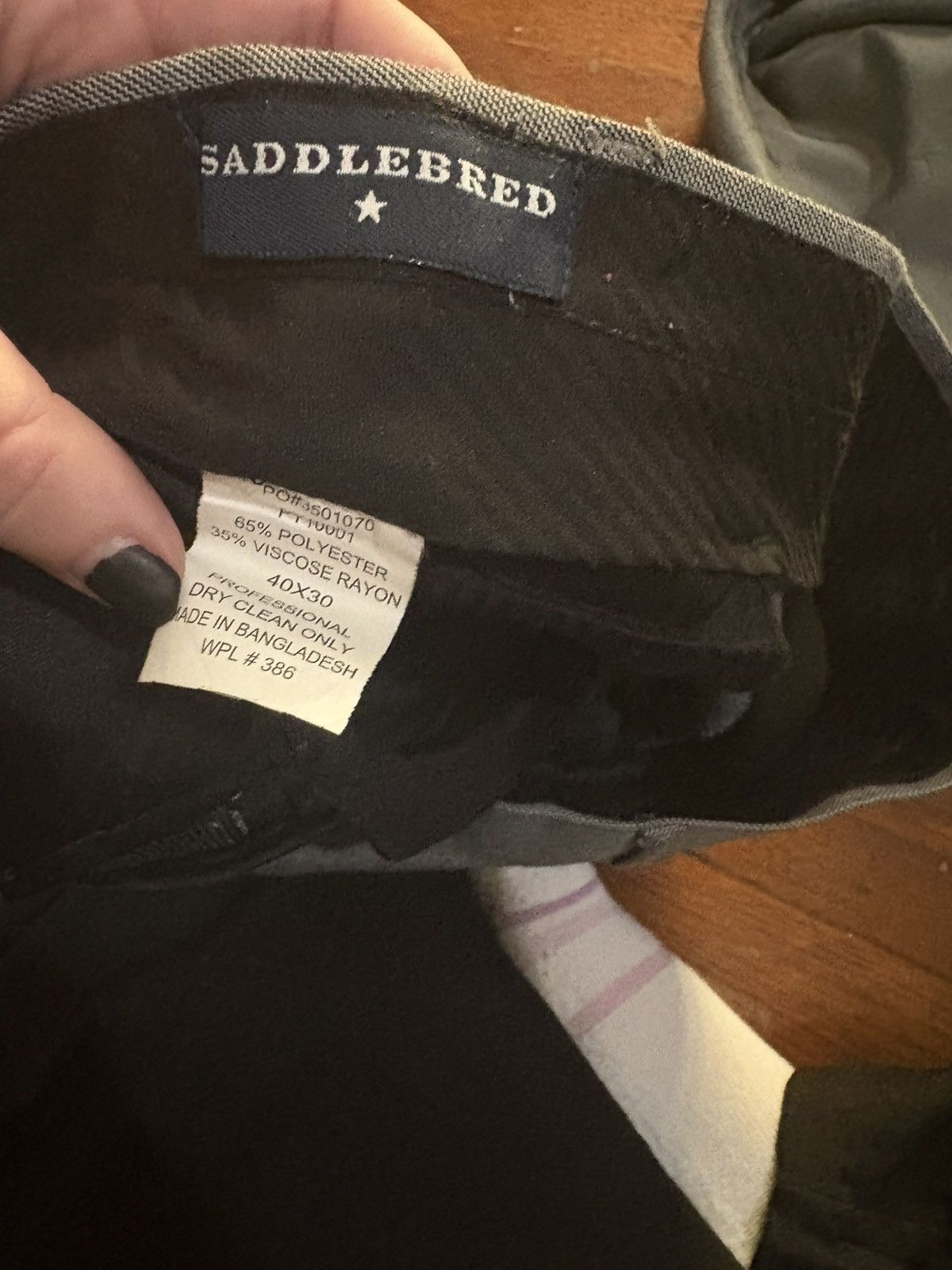 Saddlebred Saddlebred suit in grey Size 36R - 5 Thumbnail