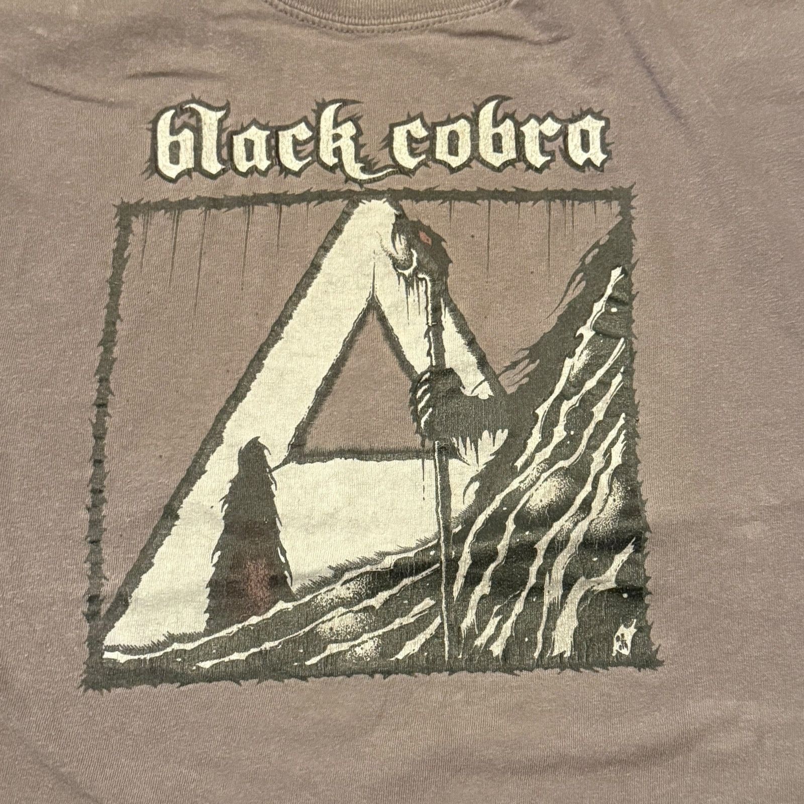 Band Tees Black Cobra Band Gray T-Shirt Size M Size US M / EU 48-50 / 2 - 2 Thumbnail