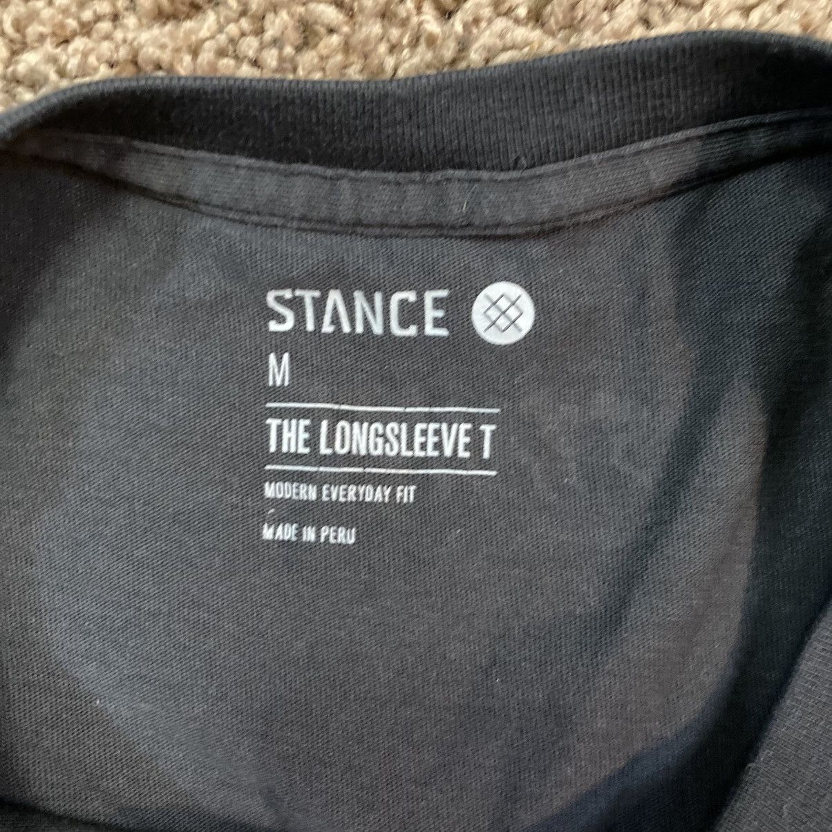 Designer × Vintage Stance Neck Face Rip Everyone Devil LS Black Shirt Mens M Size US M / EU 48-50 / 2 - 6 Thumbnail