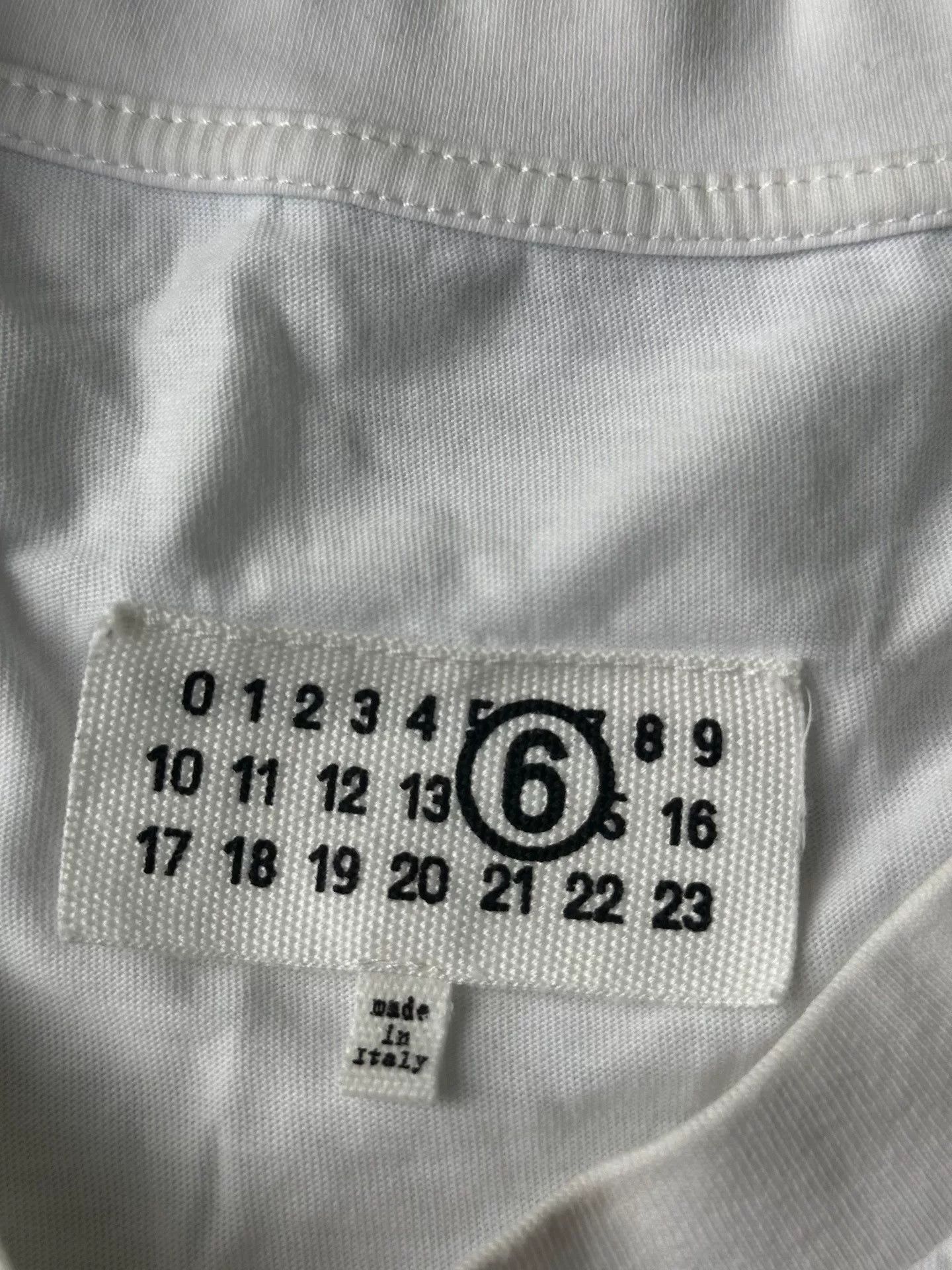 Maison Margiela Maison Margiela Number Short-Sleeve Tee Size US L / EU 52-54 / 3 - 2 Thumbnail