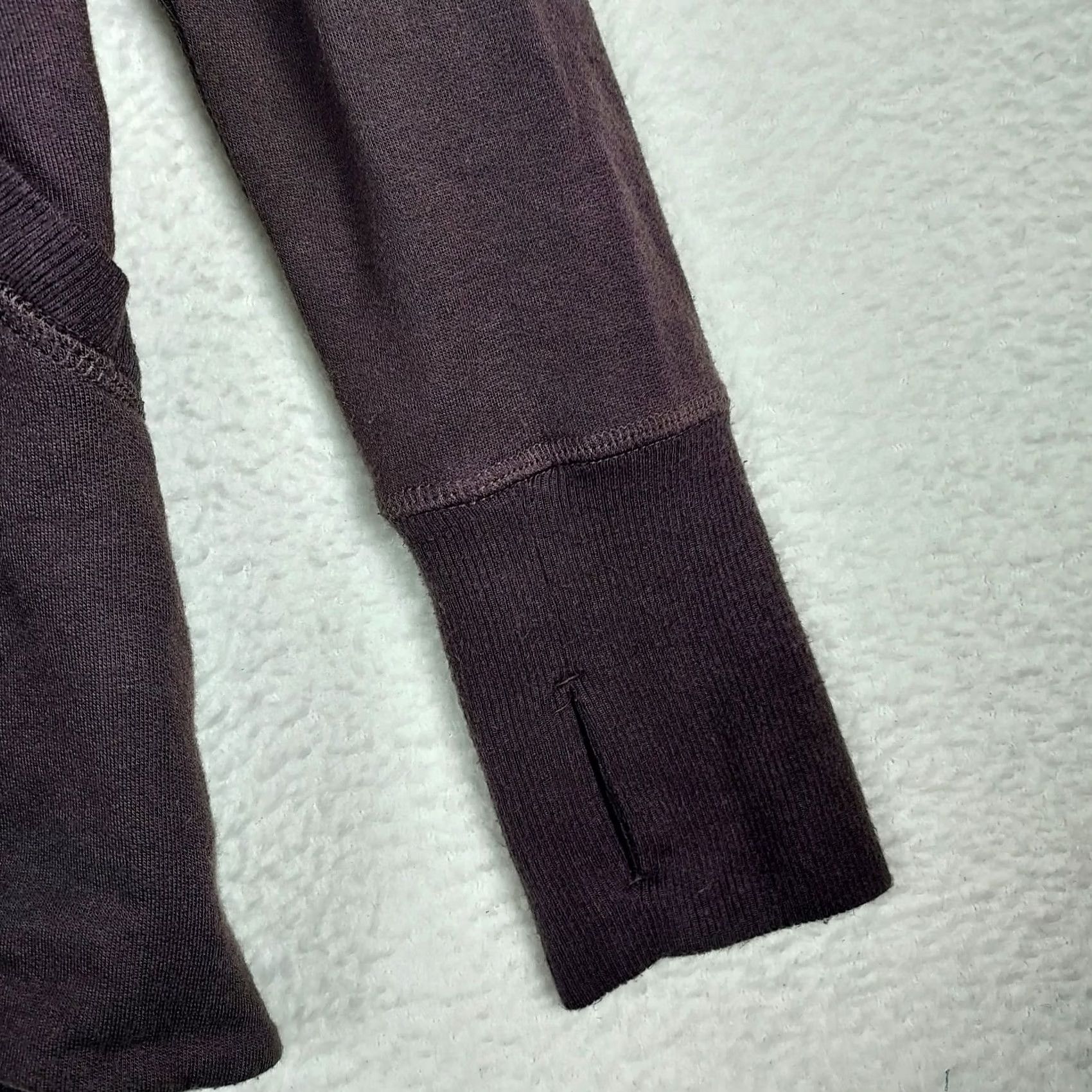 Athleta Athleta Women XS Brown Open Front Cardigan Wrap Jacket Modal Knit Stretch Sweater Cardigan Size XS / US 0-2 / IT 36-38 - 3 Thumbnail