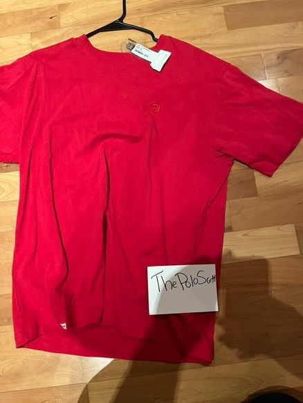 Aape AAPE BY A BATHING APE Red Embrodiered T-Shirt Size US XL / EU 56 / 4 - 1 Thumbnail