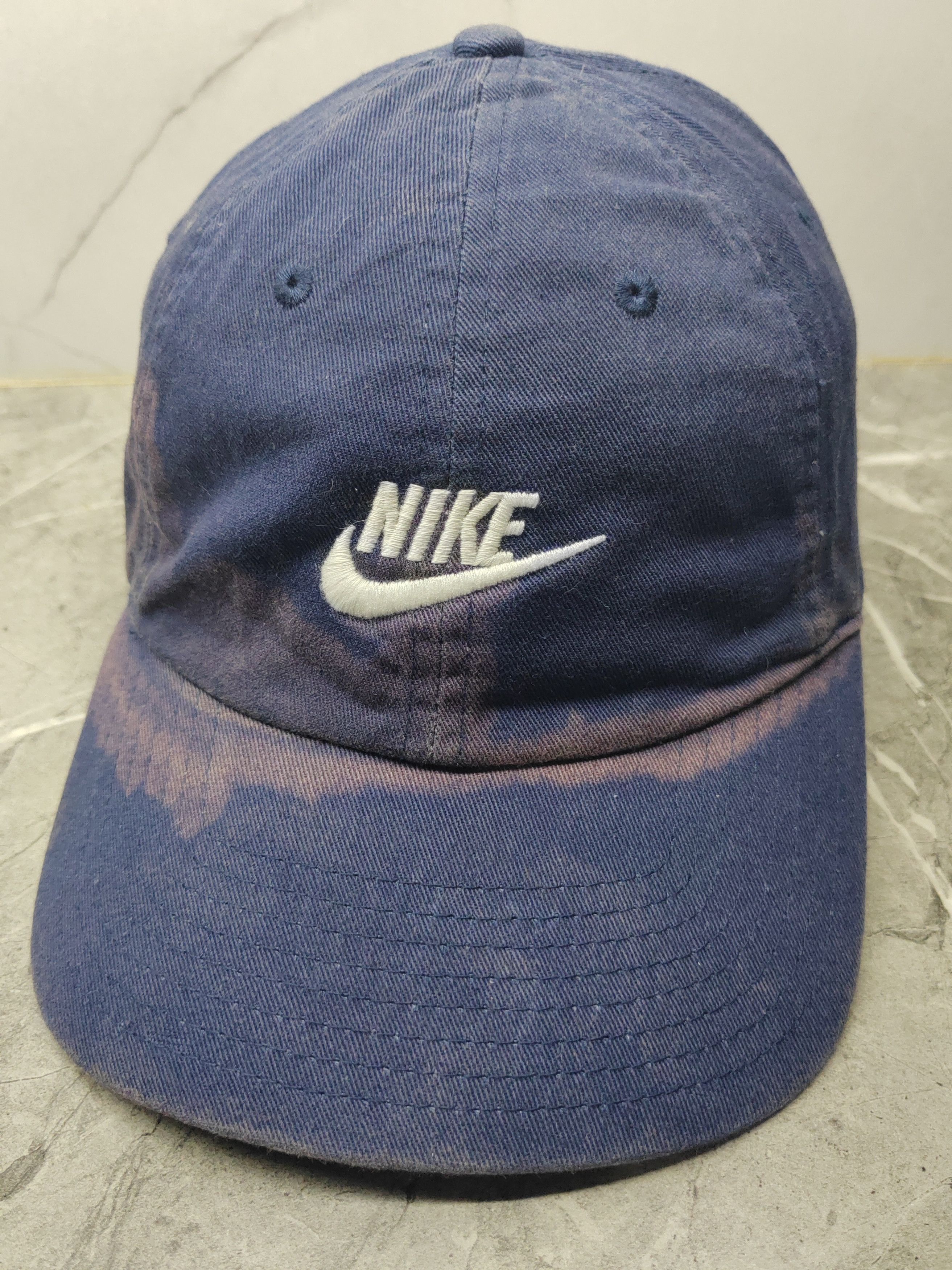Nike Vintage Nike Faded Distressed Style Cap Hat Size ONE SIZE - 1 Thumbnail
