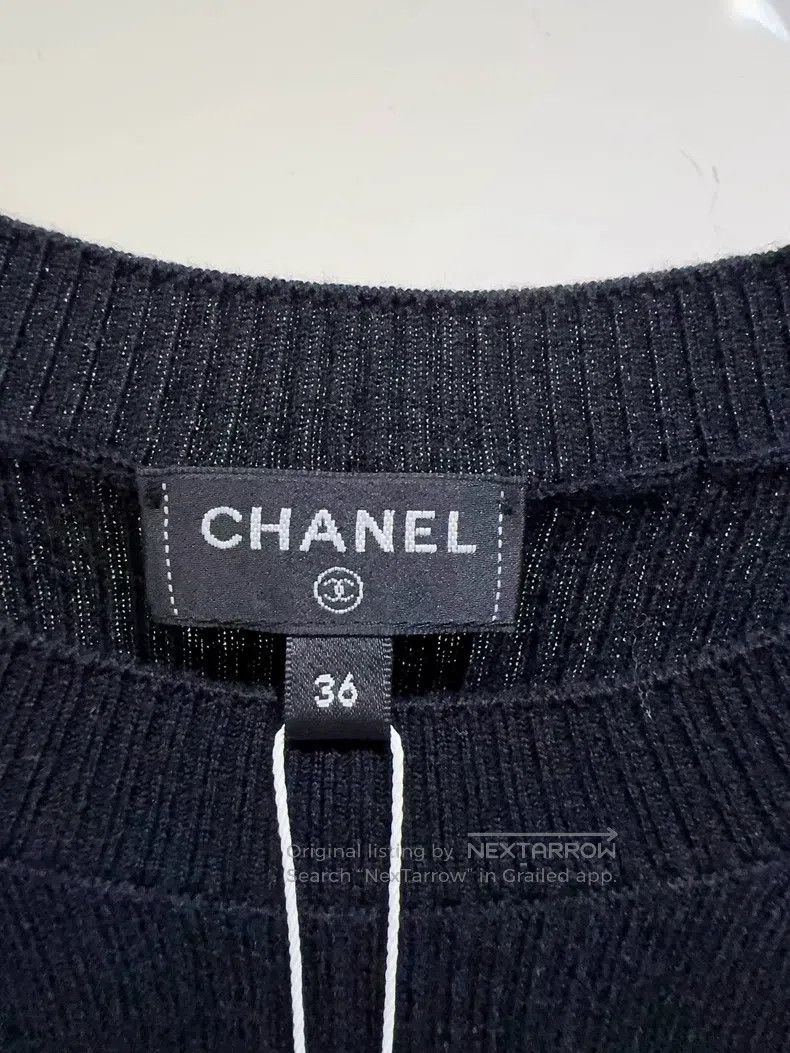 Chanel Chanel 22K black knitwear Size XS / US 0-2 / IT 36-38 - 2 Thumbnail