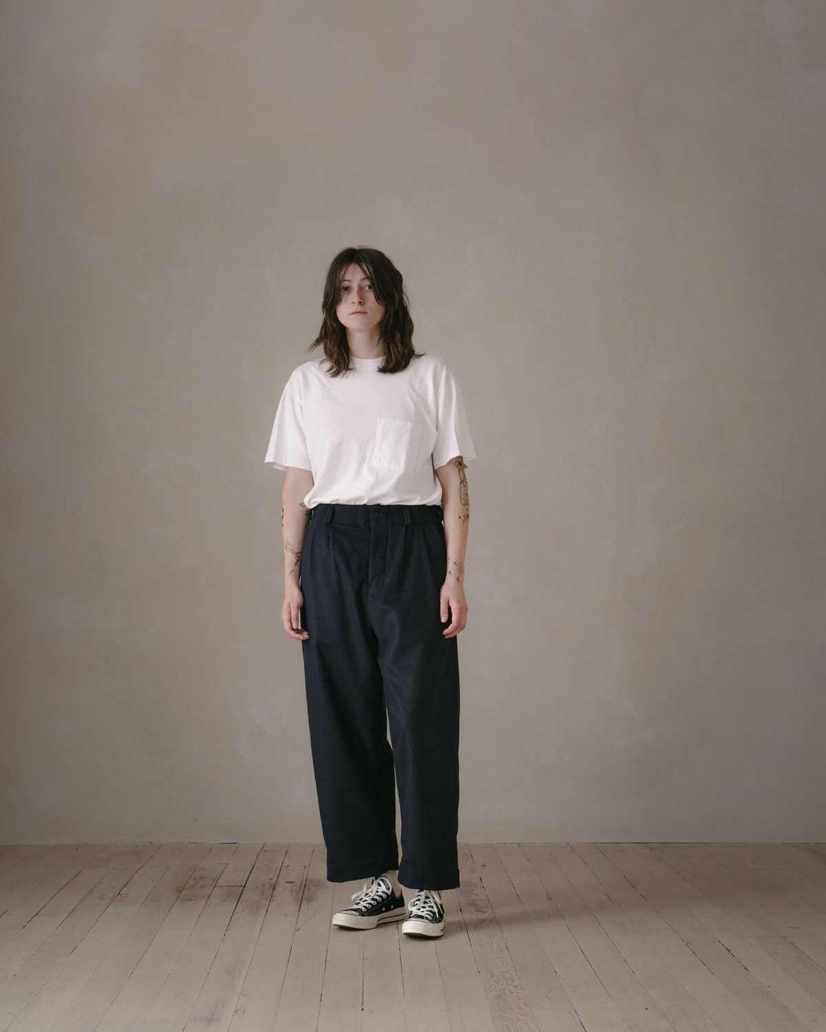 Evan Kinori Evan Kinori Brushed Wool/Cashmere Flannel Two Pleat Pant Size US 32 / EU 48 - 4 Thumbnail