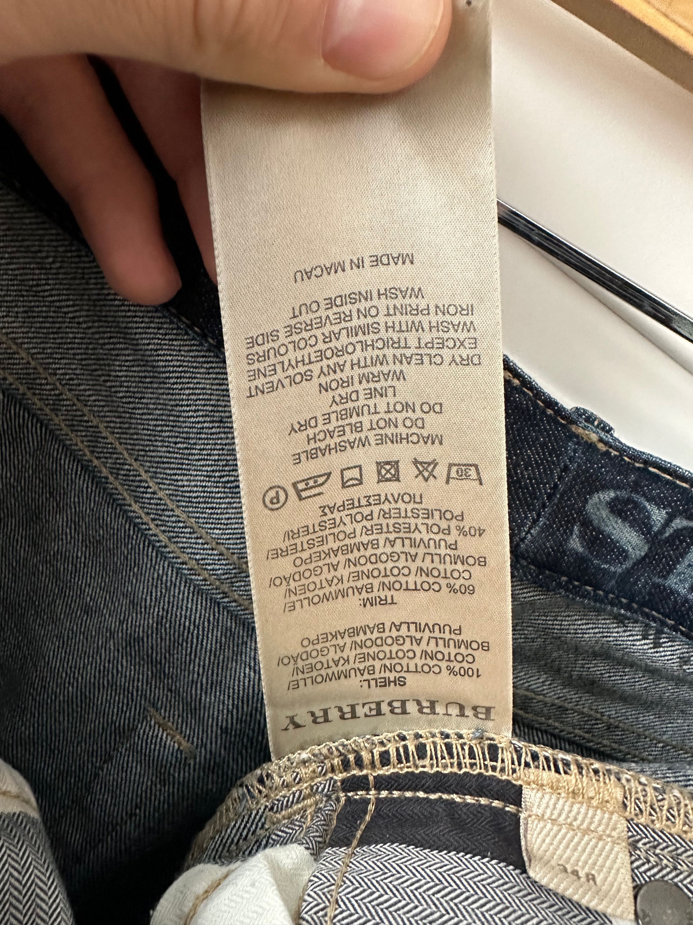 Burberry BURBERRY Brit indigo blue denim pants jeans Size US 34 / EU 50 - 12 Thumbnail