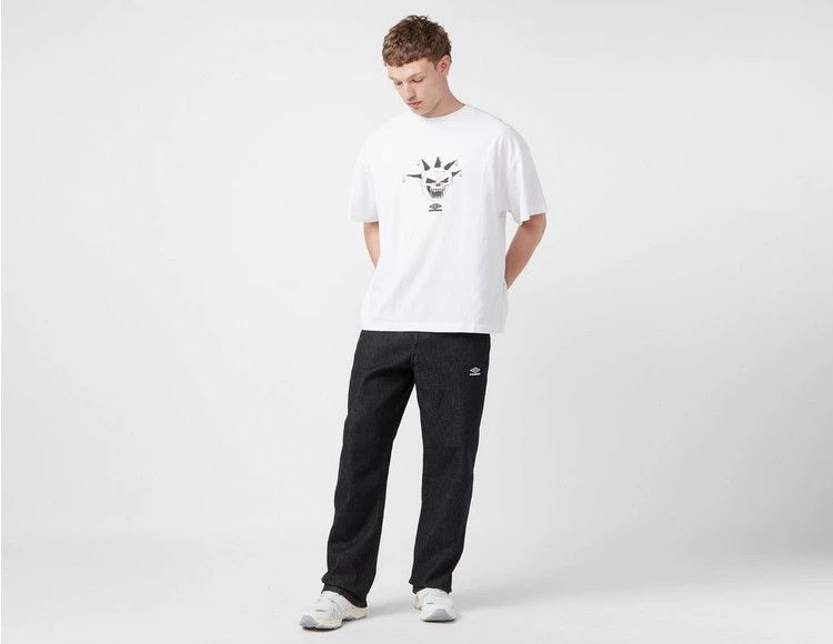 Umbro × Umbro White Skull Logo Oversized T-Shirt Size US XXL / EU 58 / 5 - 3 Thumbnail