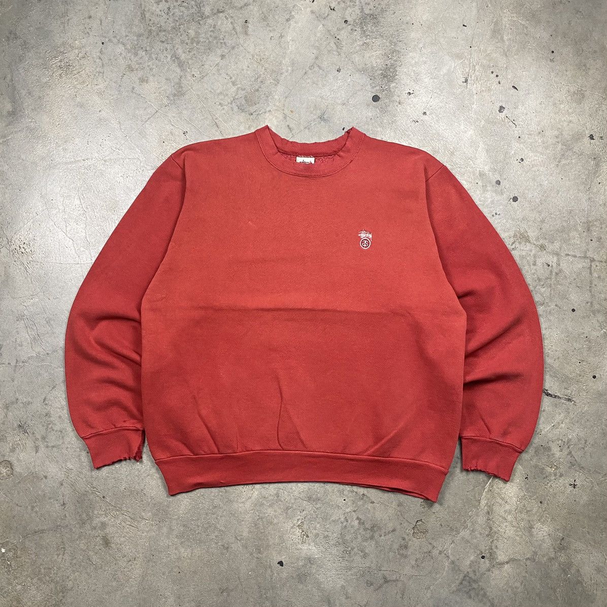 Stussy Grail💥80s Distressed Stussy Boxy Oversize Crewneck Size US M / EU 48-50 / 2 - 1 Thumbnail