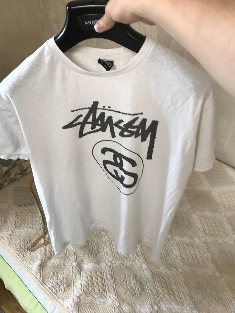 Stussy 🔥 00s Vintage Stussy Big Logo T Shirt Skate White Japan Size US S / EU 44-46 / 1 - 5 Thumbnail