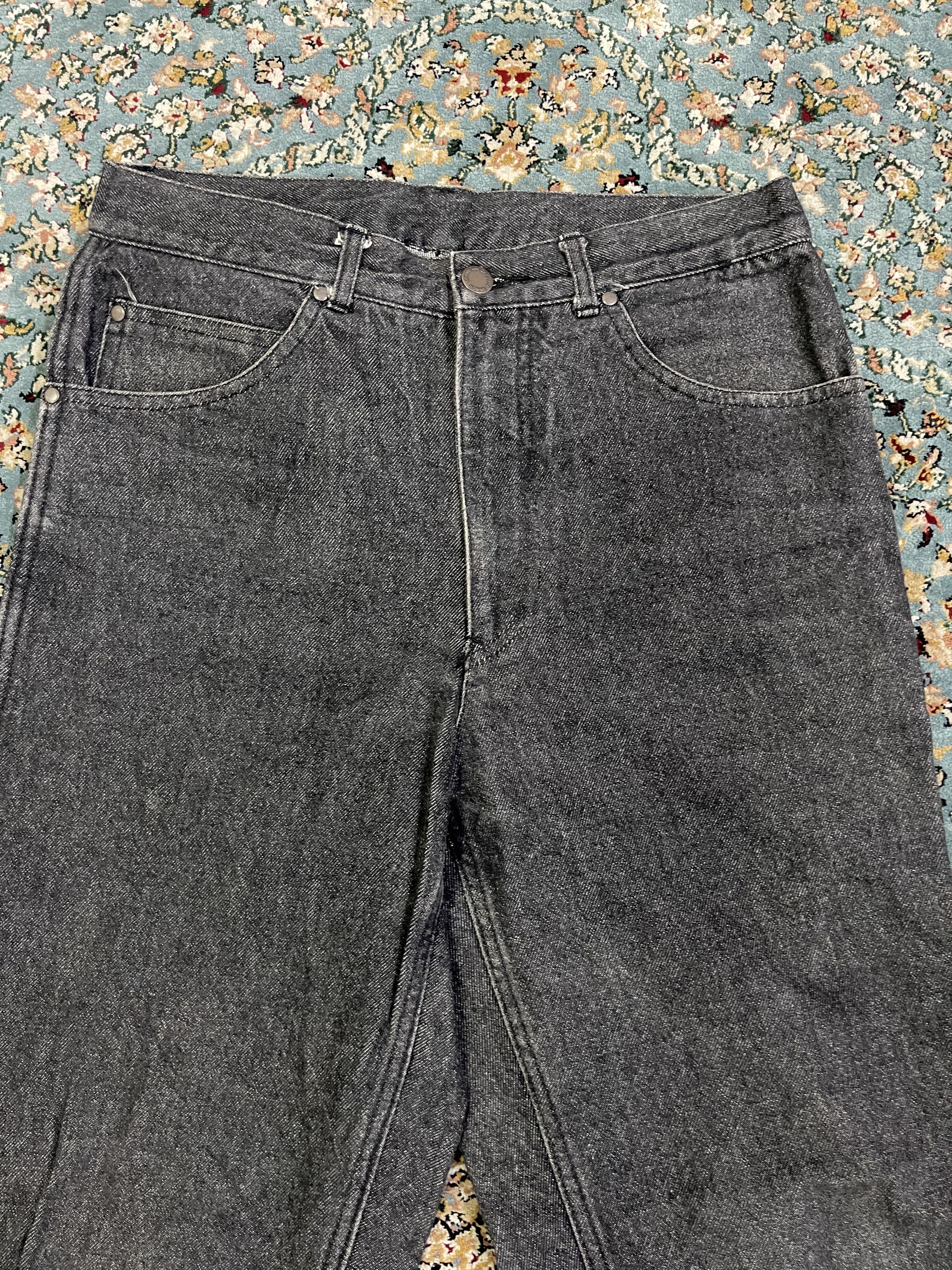 Comme des Garcons AD1990 COMME des GARCONS HOMME Black Denim Size US 28 / EU 44 - 4 Thumbnail
