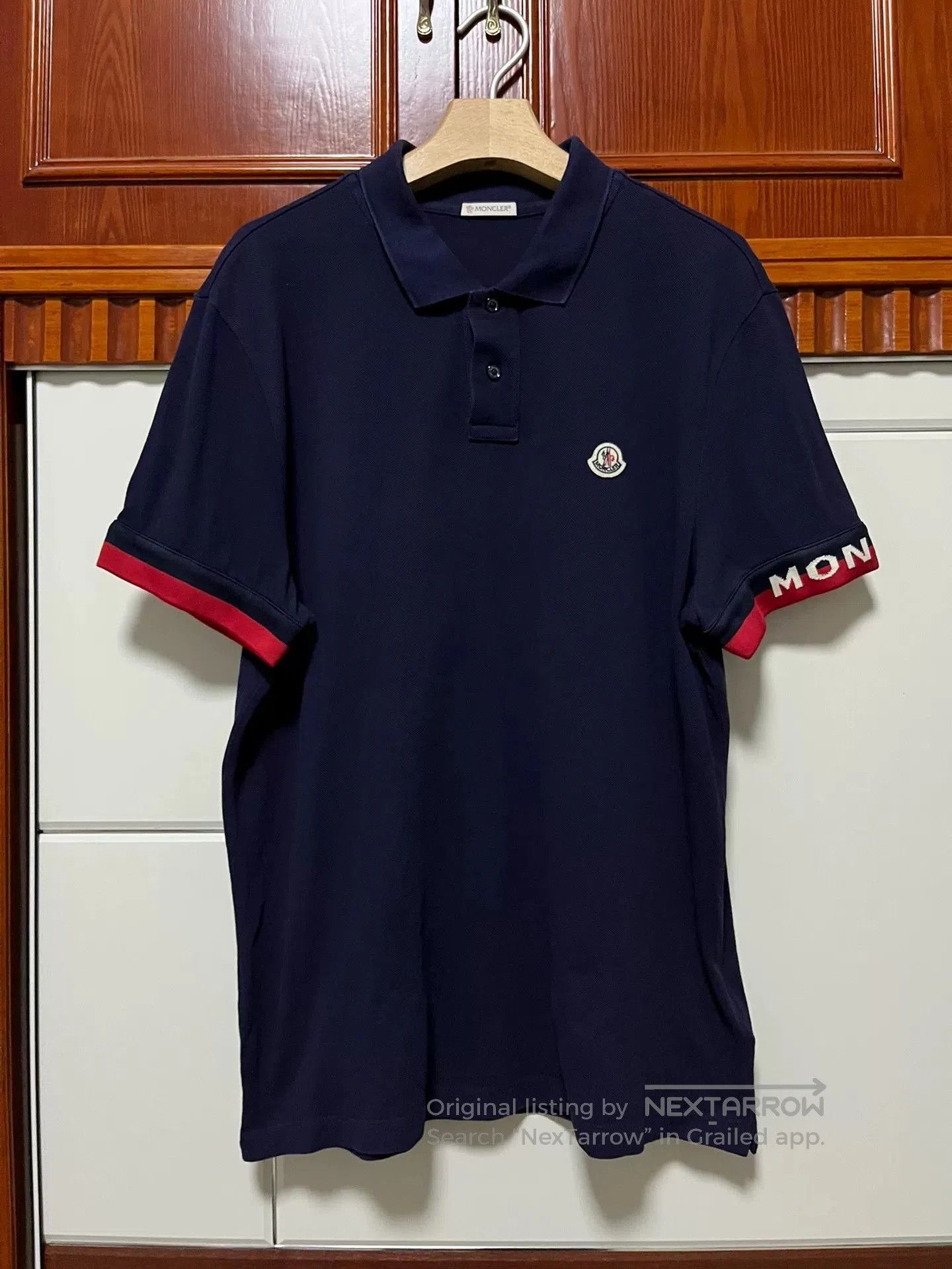 Moncler Moncler Men's Logo Polo Shirt. Size US XL / EU 56 / 4 - 1 Thumbnail