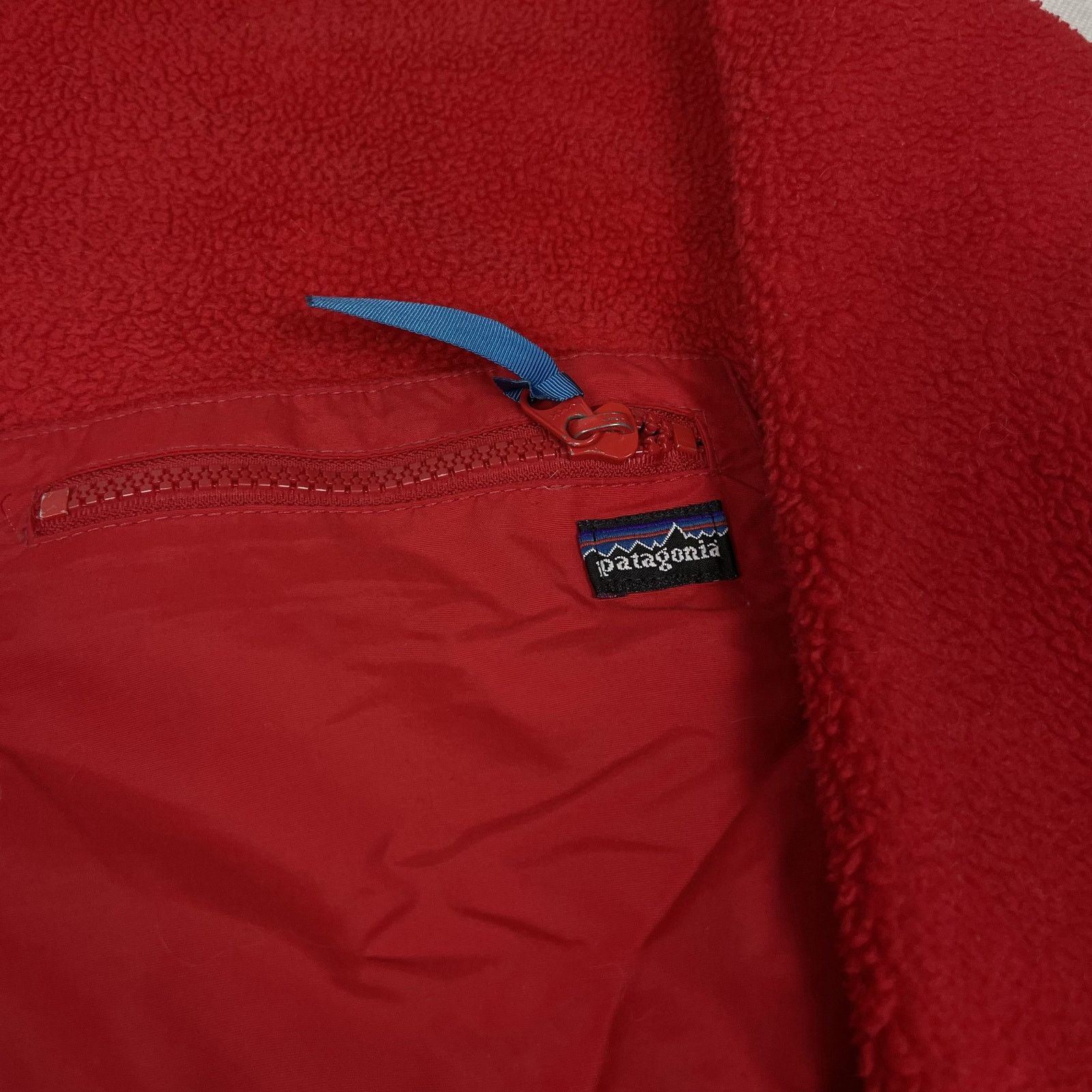 Patagonia × Vintage VTG Patagonia Men's Red Full Zip Retro-X Synchilla Jacket M Size US M / EU 48-50 / 2 - 7 Thumbnail