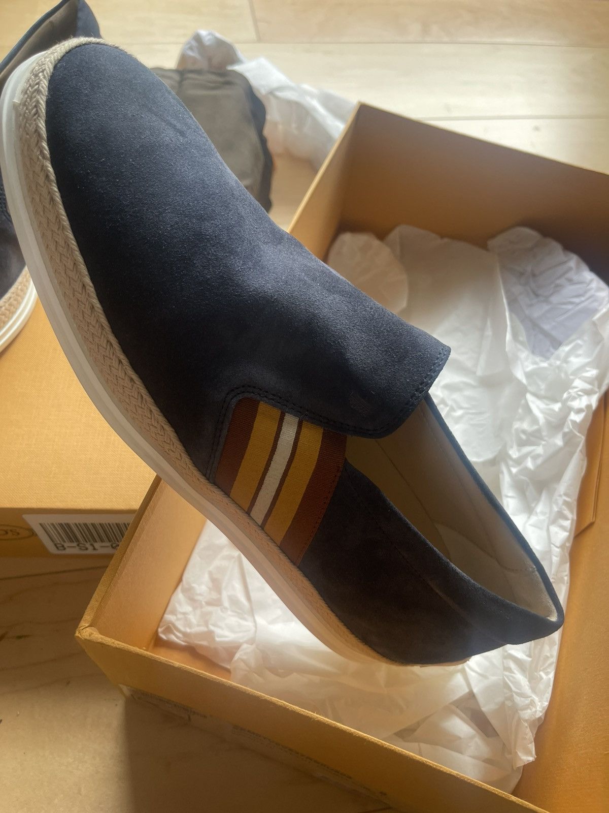 Tod's Tods suede mens loafer navy 8 made in Italy new Size US 8 / EU 41 - 3 Thumbnail