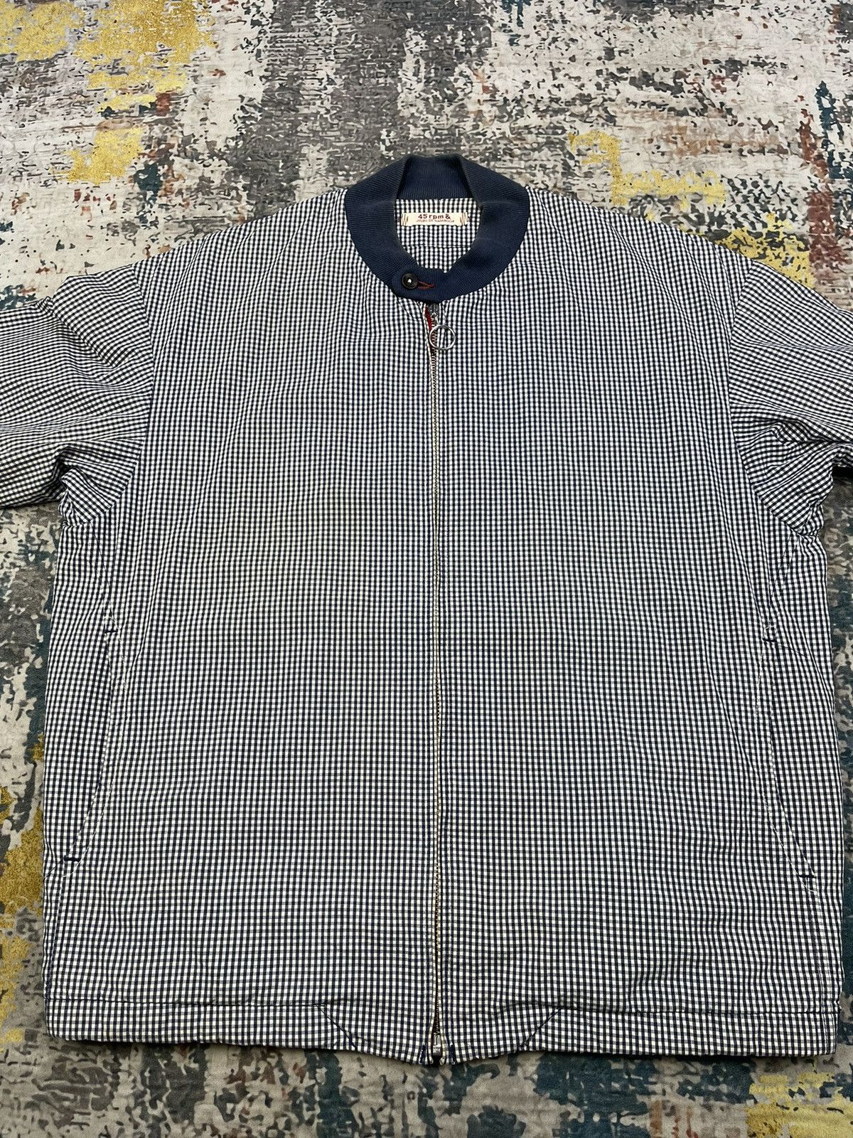 45rpm 45rpm & Joubu De Namagochi Checked Bomber Jackets Size US M / EU 48-50 / 2 - 3 Thumbnail