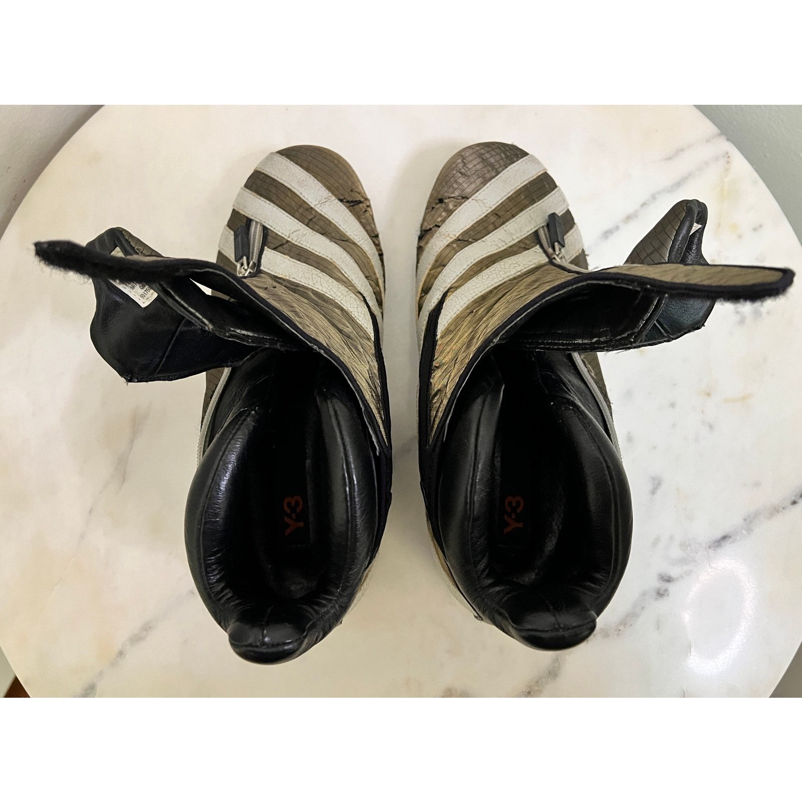 Adidas × Yohji Yamamoto VINTAGE FALL 2003 Y-3 ADIDAS SILVER HIGHTOP SZ 6.5 - #36, 47 Size US 6.5 / IT 36.5 - 8 Thumbnail
