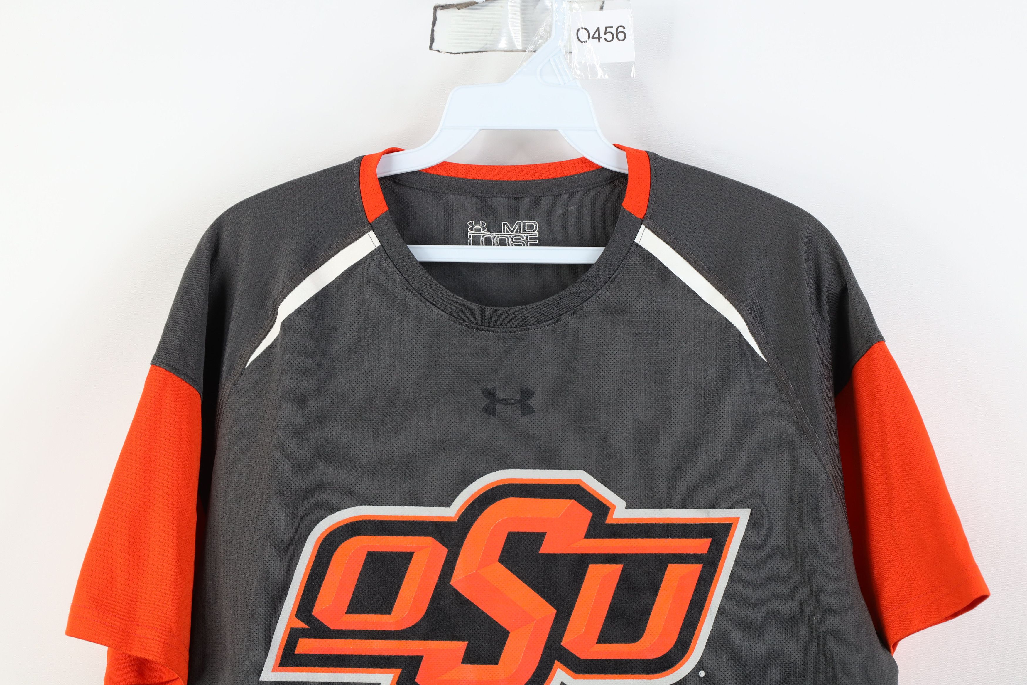 Under Armour Under Armour Fit Oklahoma State University Knit T-Shirt Gray Size US M / EU 48-50 / 2 - 2 Thumbnail