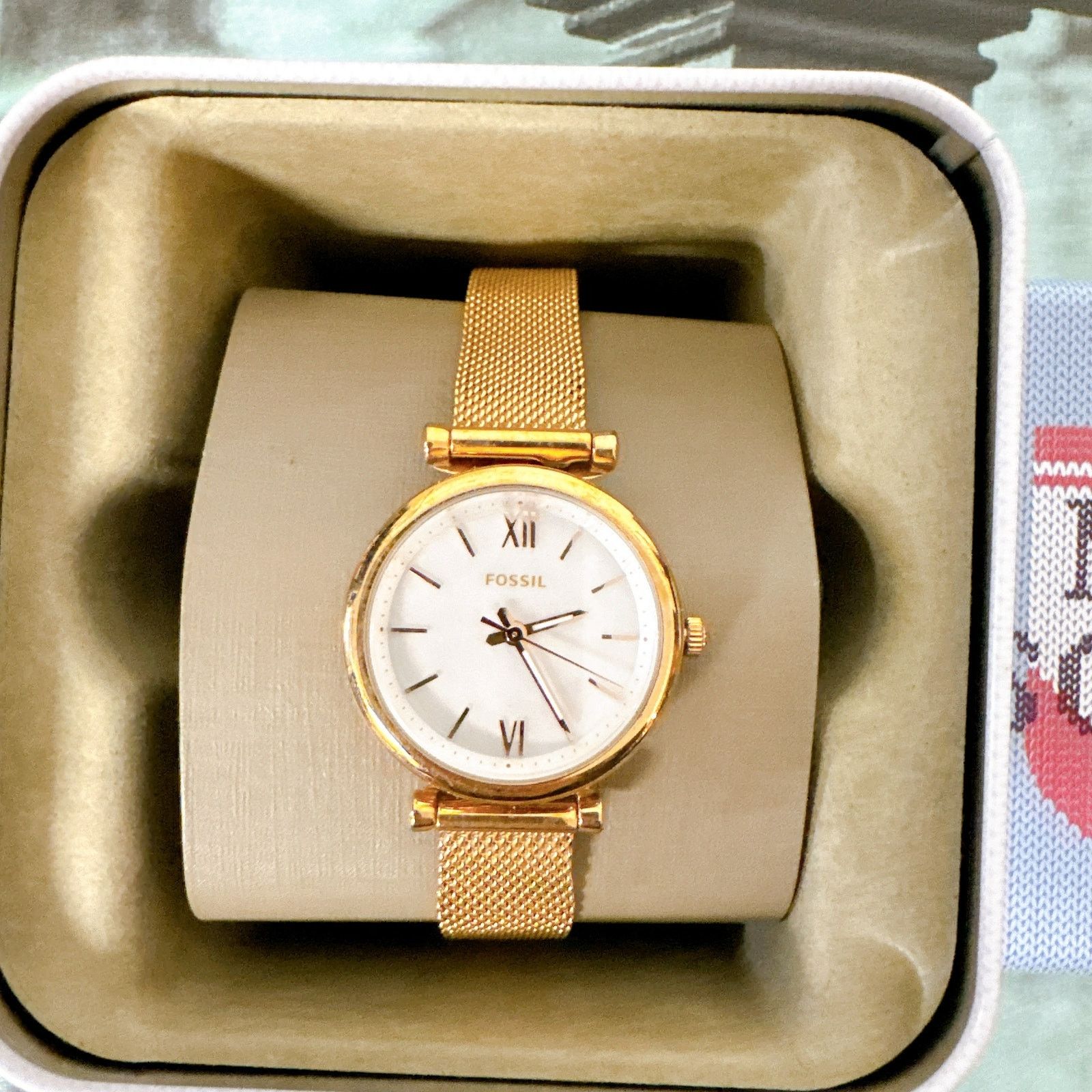 Fossil Fossil ES4433 Carlie Mini Three-Hand Rose Stainless Steel Size ONE SIZE - 1 Thumbnail