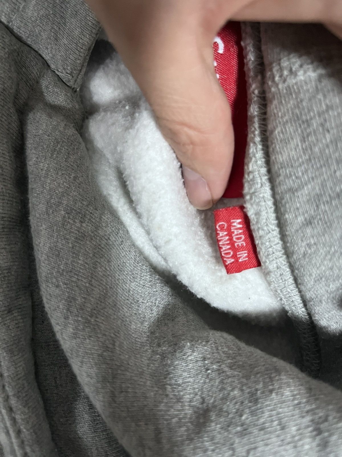 Supreme Supreme Grey hoodie Size US S / EU 44-46 / 1 - 4 Thumbnail