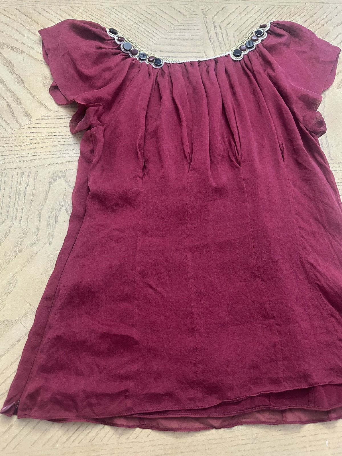 Other CATHERINE MALANDRINO Vintage heavily adorned silk top Size M / US 6-8 / IT 42-44 - 9 Thumbnail