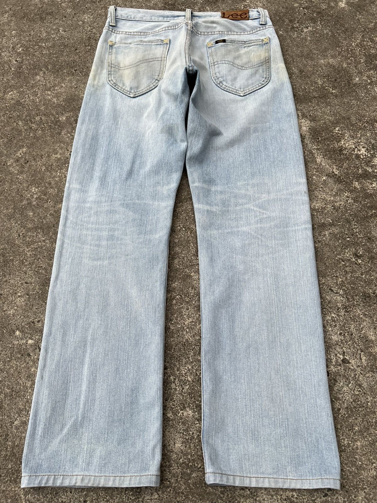 Japanese Brand Vintage 90’s Lee Riders Sanforized Selvedge Faded Jean Size US 30 / EU 46 - 2 Thumbnail