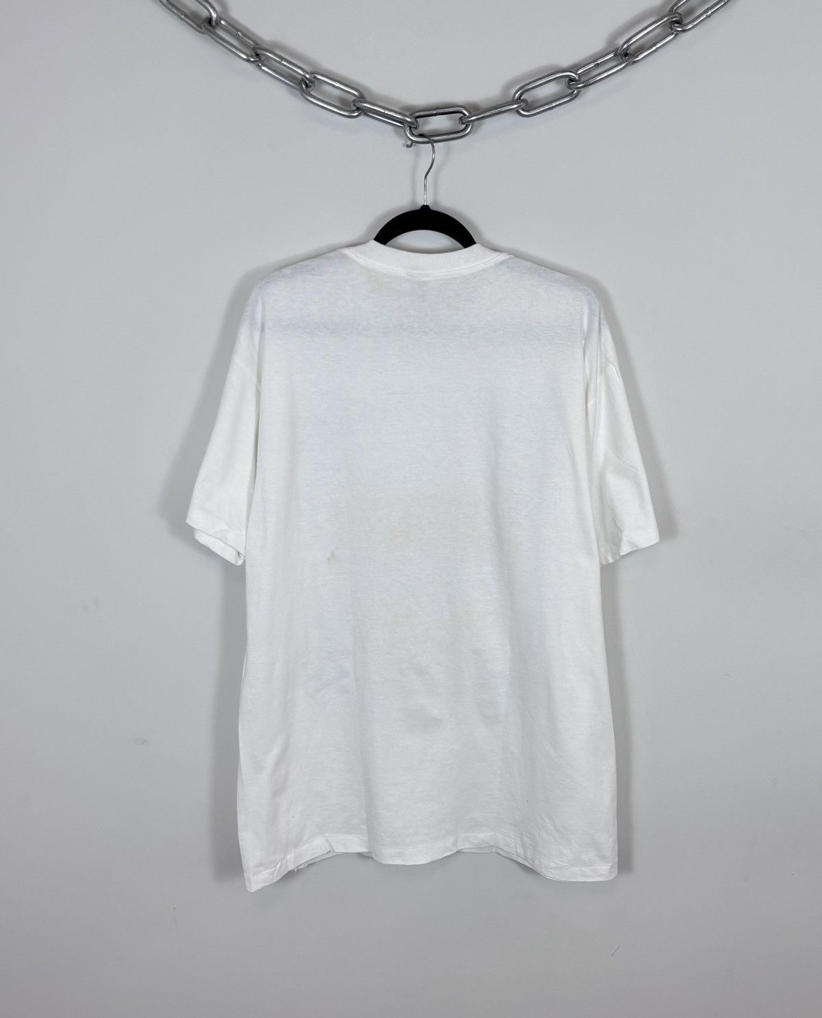 Anvil Vintage 1993 Genuine Antique Person White Single Stitch Tee Size US XL / EU 56 / 4 - 13 Thumbnail