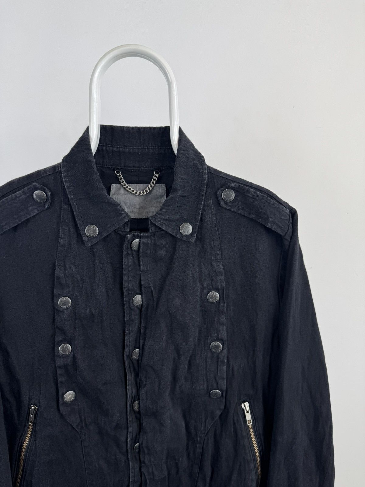 Allsaints All Saints Napoleon Spitalfields Heavy Cotton Bomber Size US L / EU 52-54 / 3 - 2 Thumbnail