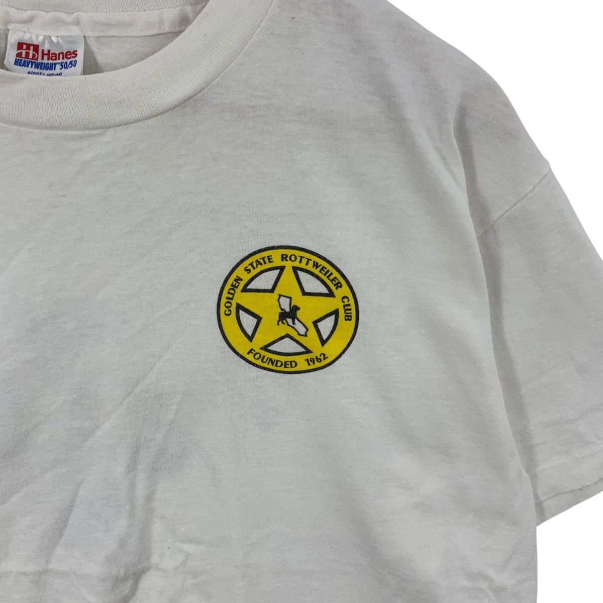 Vintage Vintage GOLDEN STATE ROTTWEILER Club D. Baird Tee Shirt Top Size US M / EU 48-50 / 2 - 7 Thumbnail